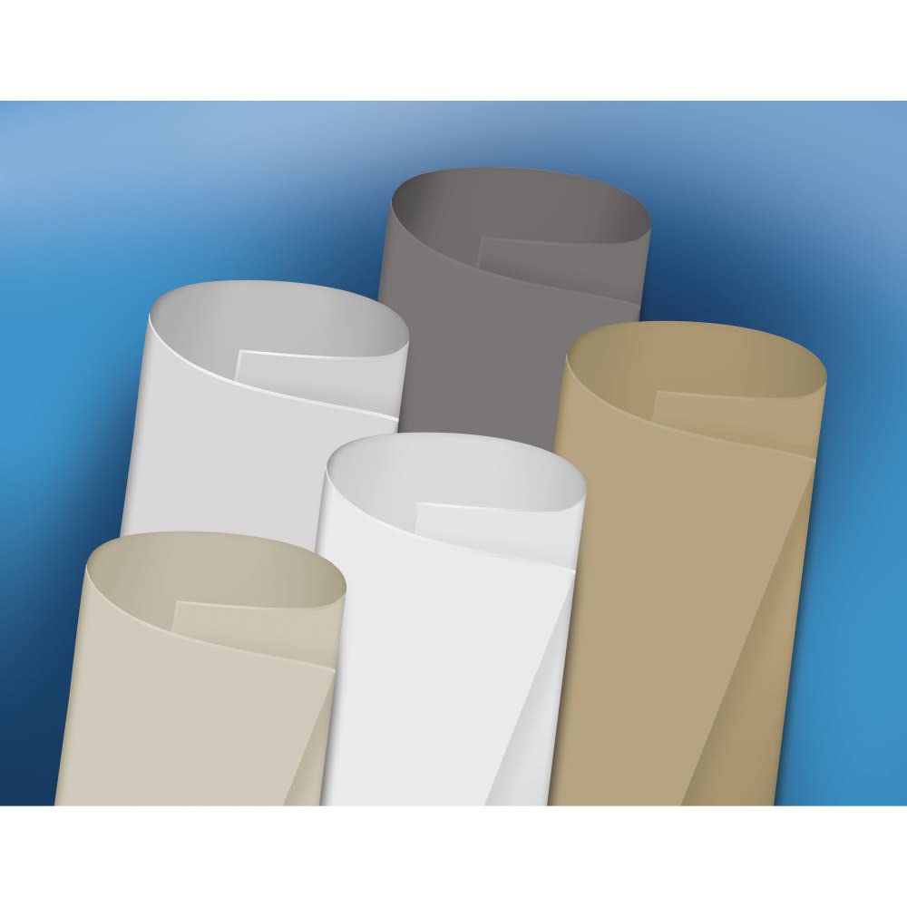 Dicor Dfii85W-25 Diflex Ii Tpo Uv Resistant Rv Roofing Membrane Material, Polar White