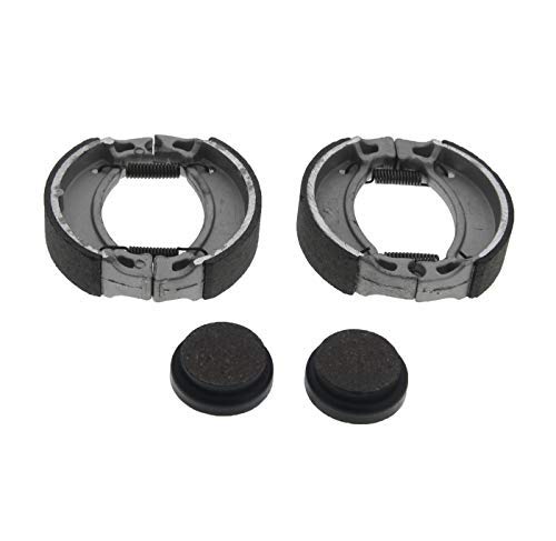 Brake Shoes And Brake Pads For Yamaha Moto 4 Yfm225 1986-1988 Front And Rear