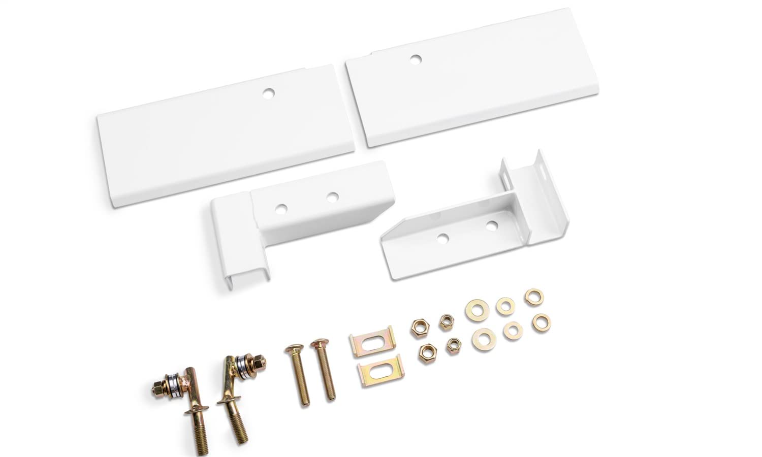 Realtruck Backrack Hardware Kit For Use W/Standard Bed, White, N | 30123W | Fits 2015-2024 Ford F-150; 2022-2024 Ford F-150 Ligh
