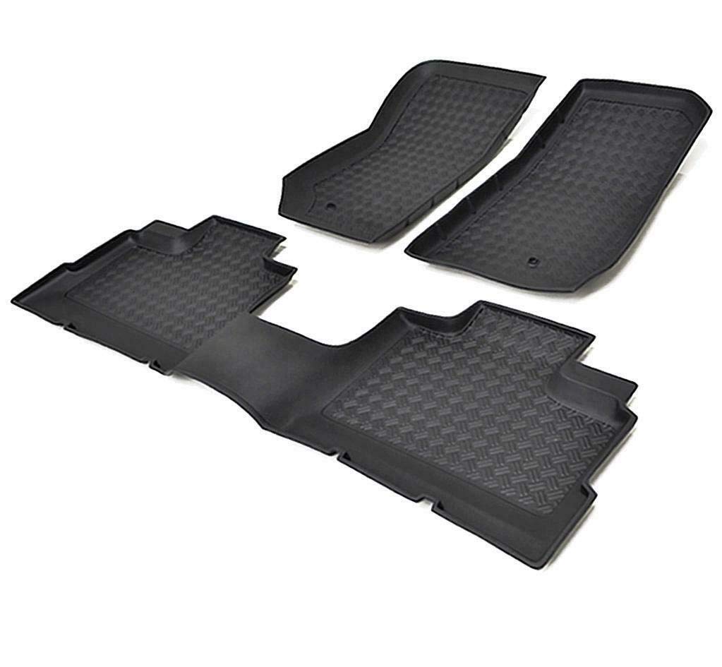 Paramount 3Pcs Front And Rear Floor Liners 59-1125 2007-2013 Jeep Wrangler Jk