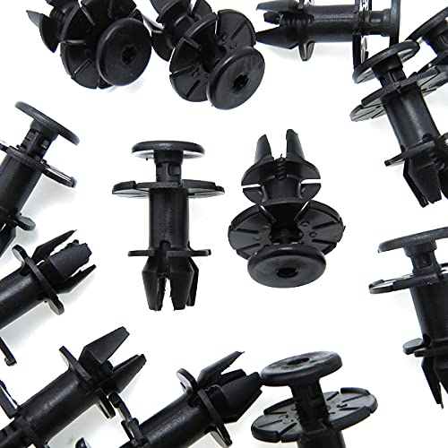 Woodzdon 20 Pcs Rocker Panel Moulding Clip Side Sill Skirt Trim Clip Wheelhouse Trim Retainer Fastener 07147122912 07147122913 F