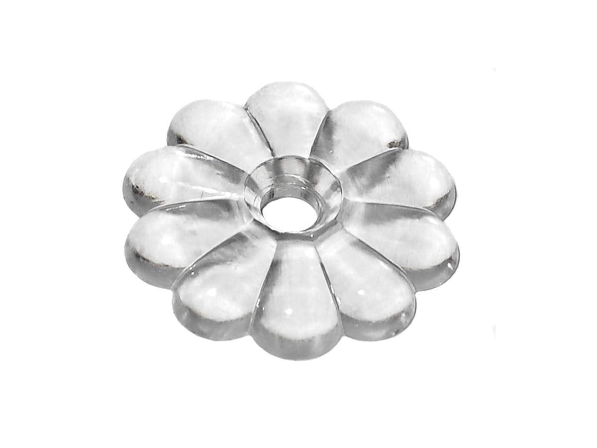 Rv Designer H611, Rosette Washers With #6 Screws, Clear, 14 Per Pack, Interior Hardware