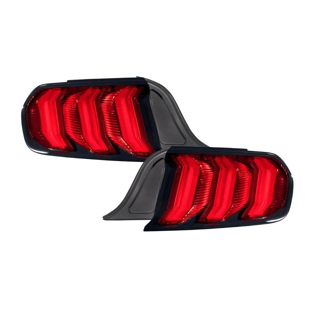 Form Tail Lights For Ford Mustang, Red