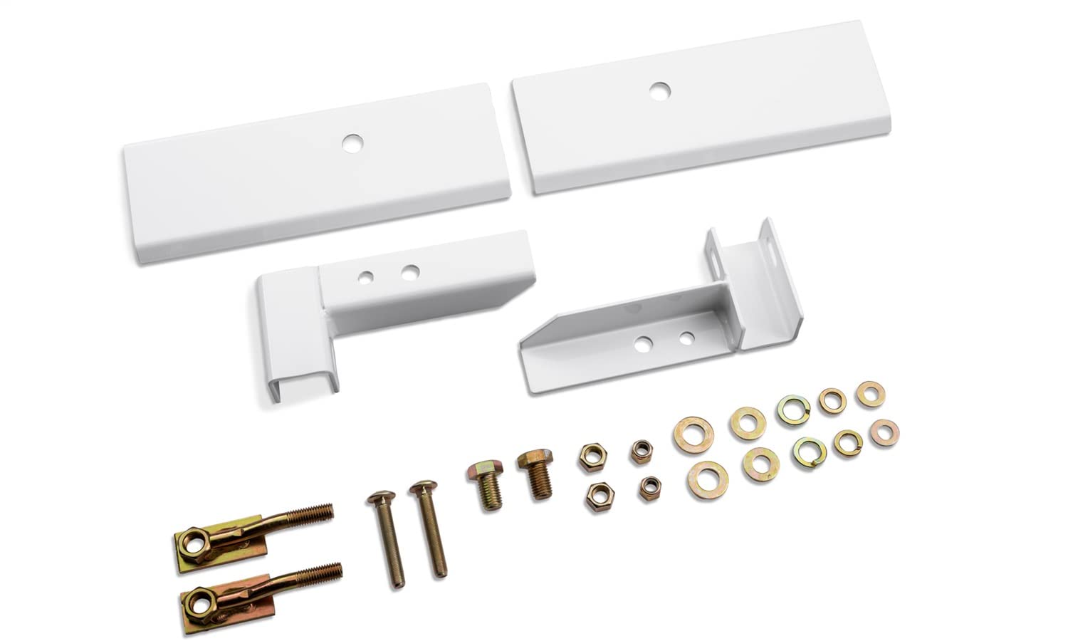 Realtruck Backrack Hardware Kit For Use W/Standard Bed, White, N | 30124W | Fits 2020-2024 Chevrolet/Gmc Silverado/Sierra 2500/3