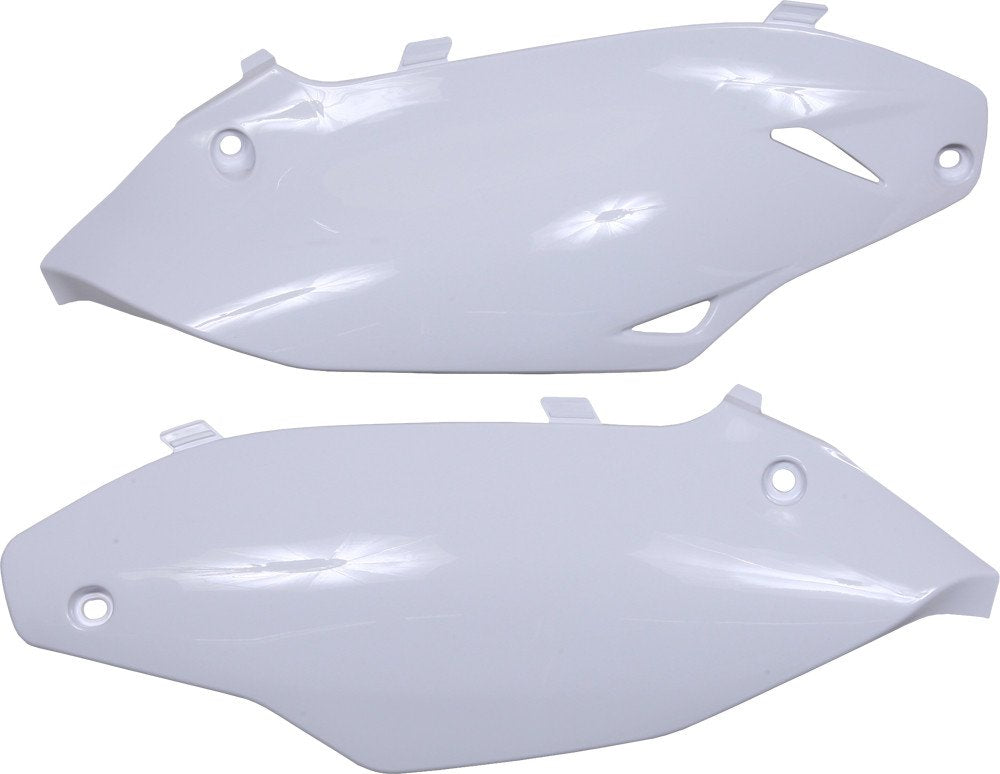 13 Kawasaki Kx250F: Polisport Side Panels (White)