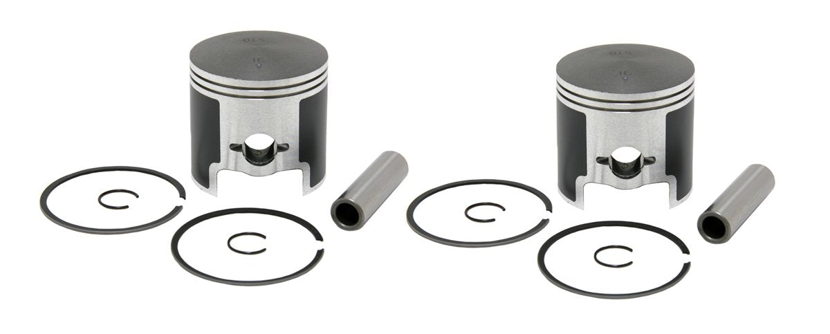 Spi, 09-712, 2 Piston Kits 1985-2006 Polaris 500 Snowmobiles 488Cc Standard Bore 72Mm