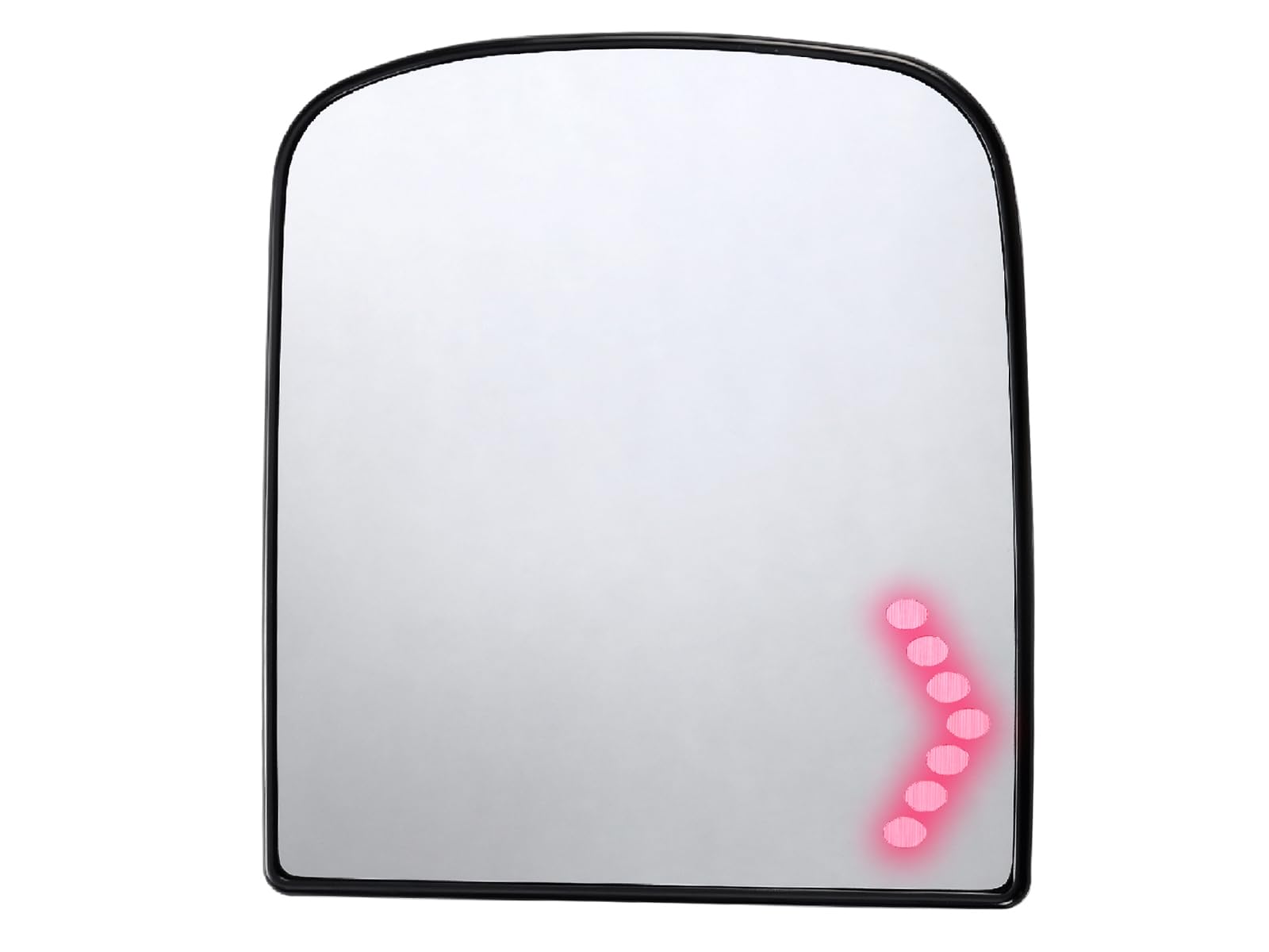 Apa Replacement For Towing Mirror Glass Upper Part Heated With Signal Light 2007-2014 Gm Pickup Van Silverado Sierra Passenger R