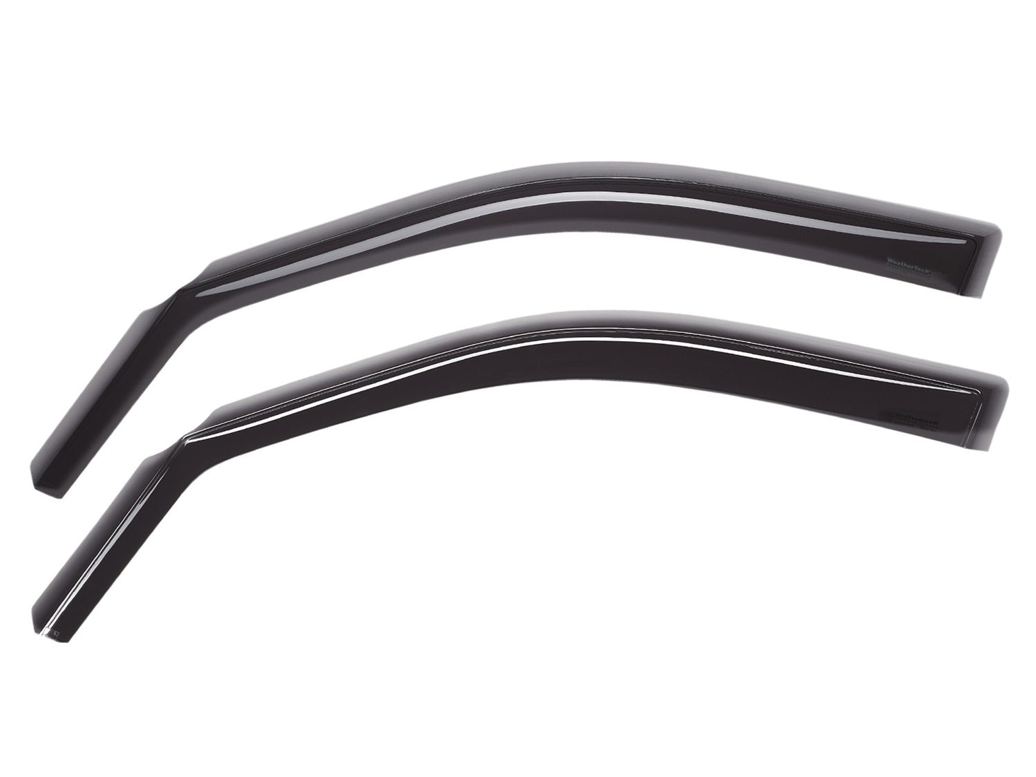 Weathertech Custom Fit Side Window Deflectors For Silverado, Silverado 1500, Tahoe, Sierra - (80426), Front Pair - Dark Tint