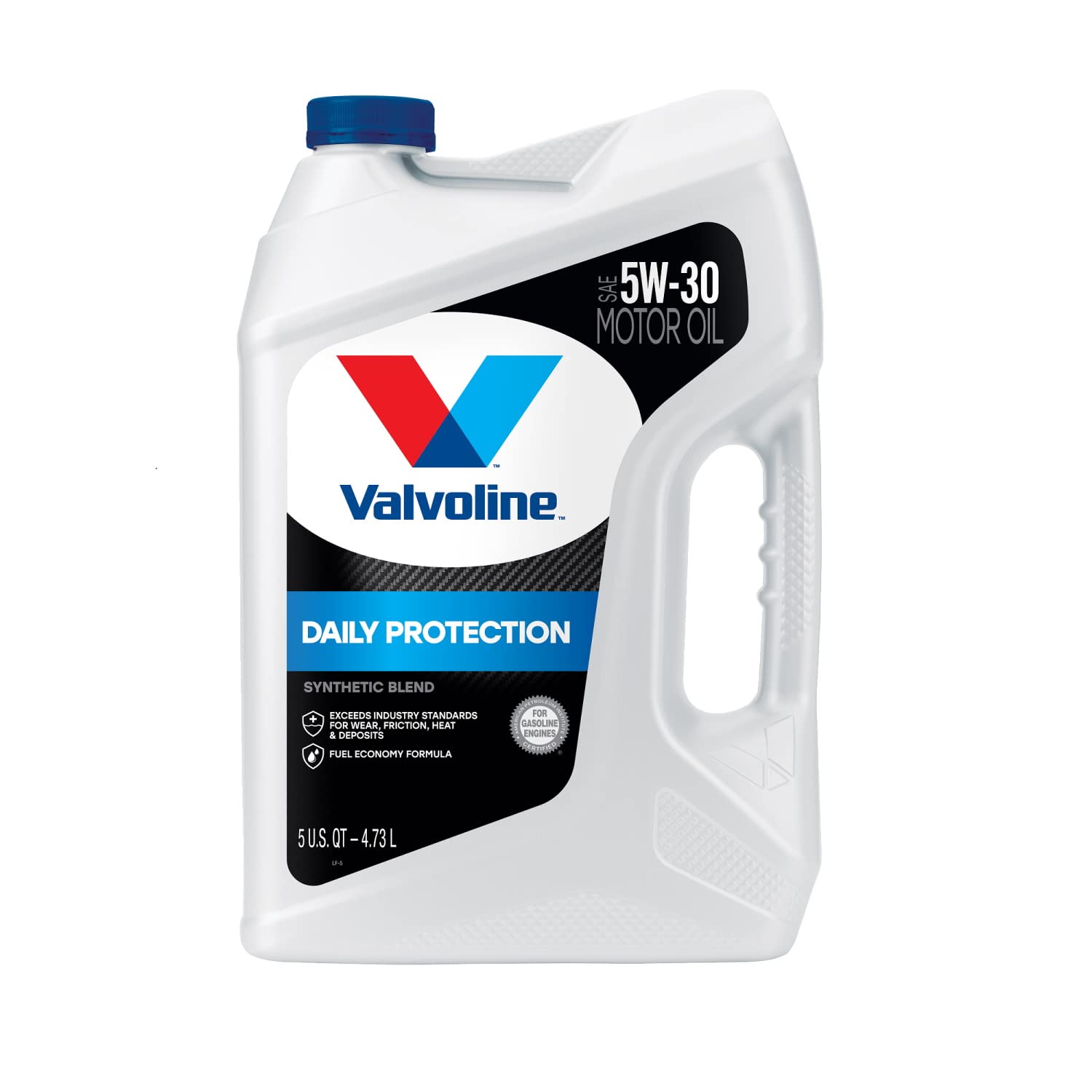Valvoline Daily Protection Sae 5W-30 Synthetic Blend Motor Oil 5 Qt