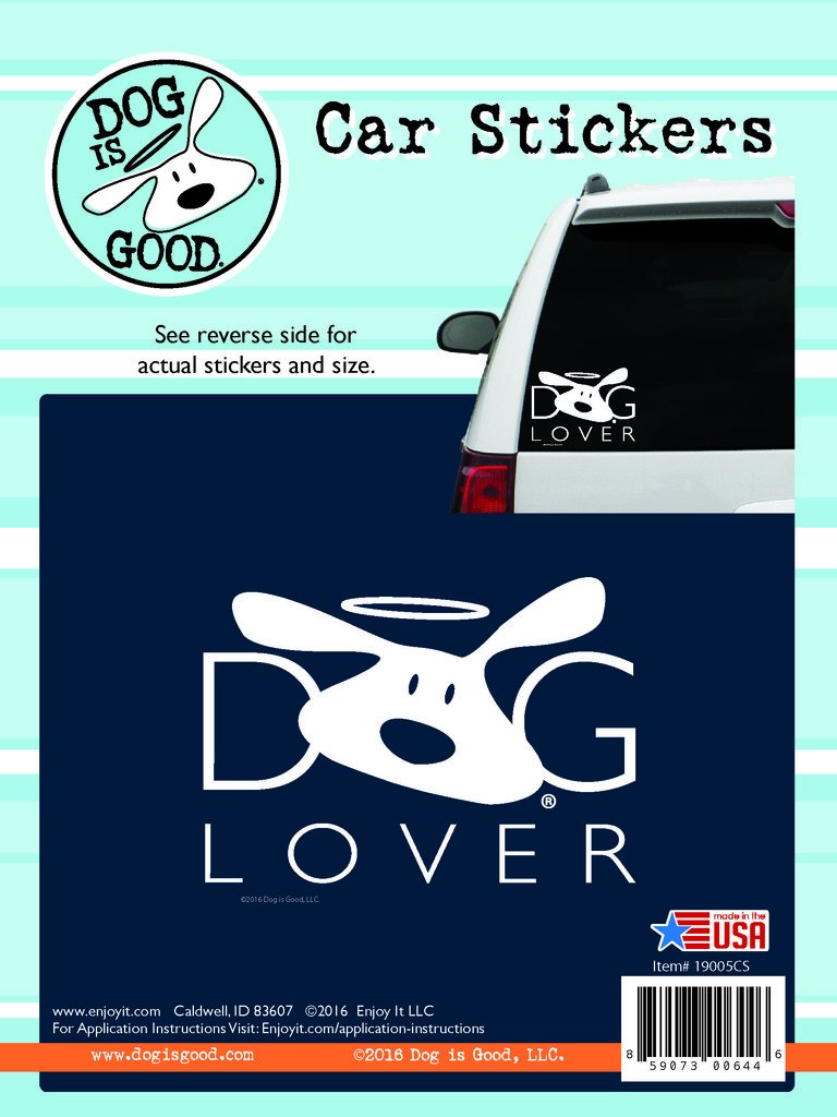 Enjoy It Llc 19005Cs Dog Lover Car Sticker