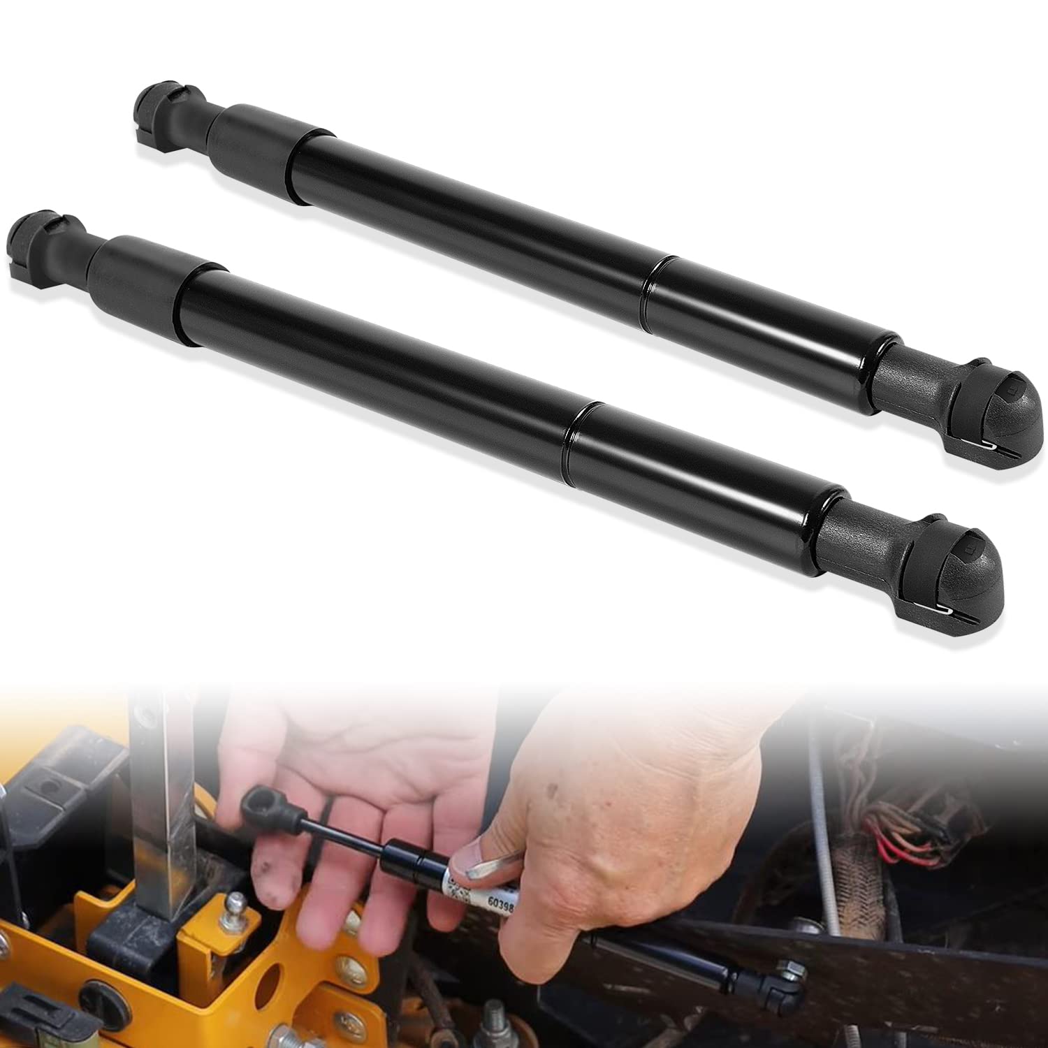 2 Pack Steering Control Dampers Compatible With 603983, P10117, P7124 For Hustler Raptor Sd Sdx X Xd Xdx Xl Flip-Up Limited Fast