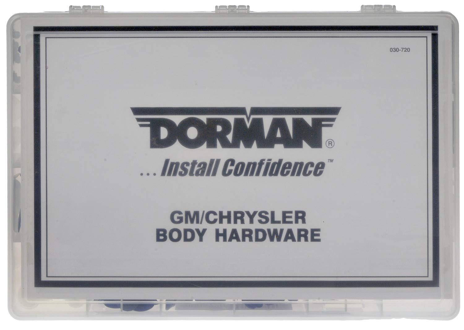272Pc Dorman Body Retainer Tech Tray 030-720 Gm Chrysler Body Hardware 20 Sku'S