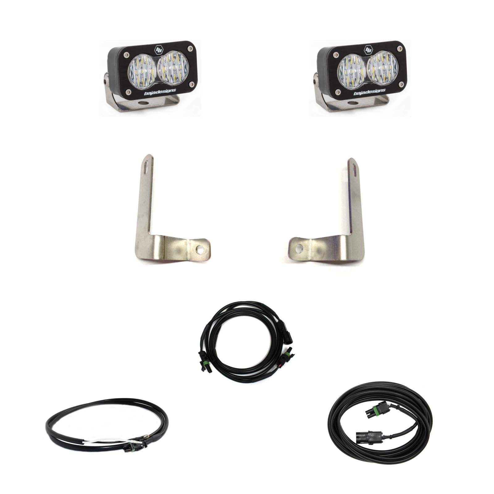 Baja Designs S2 Sport Led Dual Reverse Light Kit Light For Dodge 1500 Trx 2021-22 Truck (Wide Cornering; Clear)