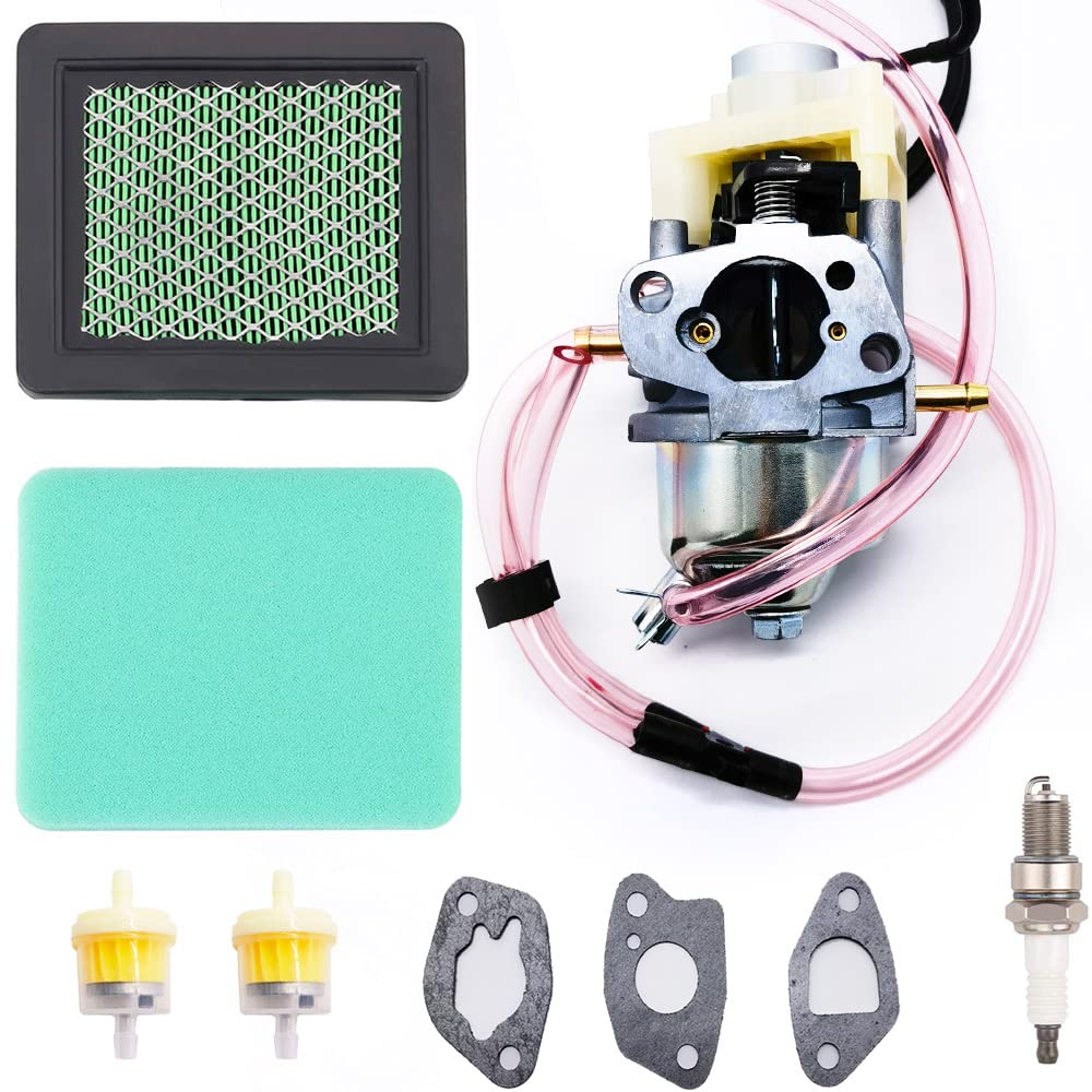 DKIIGAME EU3000is Carburetor for Honda EU3000i Generator - Includes Gaskets, Air Filter, Spark Plug, Fuel Line - Replaces 16100-ZL0-D