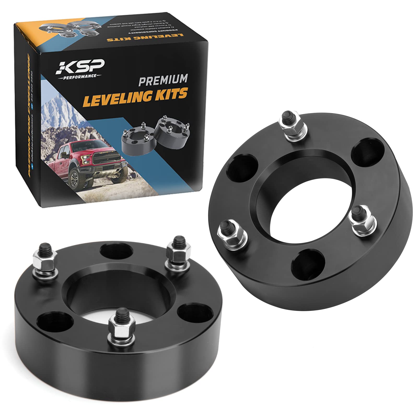 Ksp 2.5   Sierra Lift Kits, 2.5In Front Leveling Lift Spacers Compatible With Chevrolet Silverado 1500 Gmc Sierra 1500 2007-2024