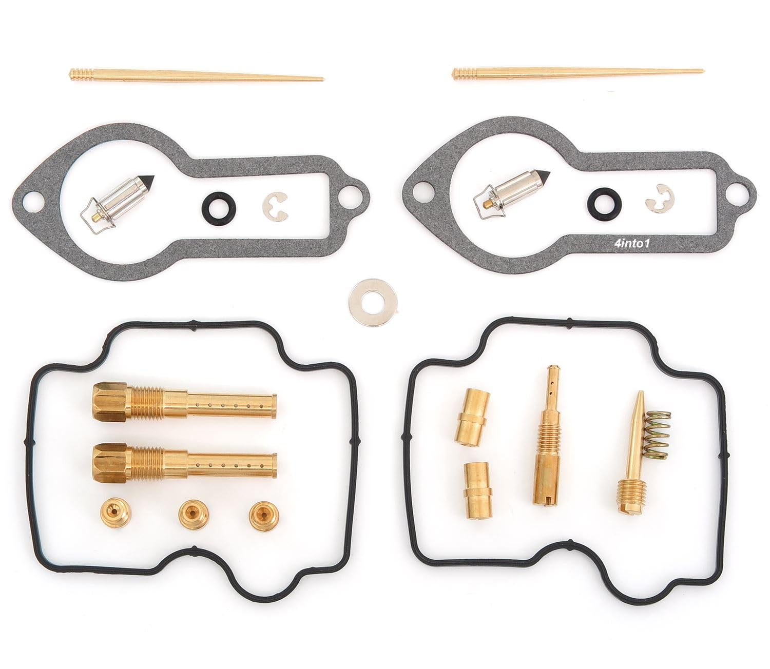 Deluxe Carburetor Rebuild Kit - Compatible With Honda Xl250R - Xl250-1984-1987 - Dual Carbs