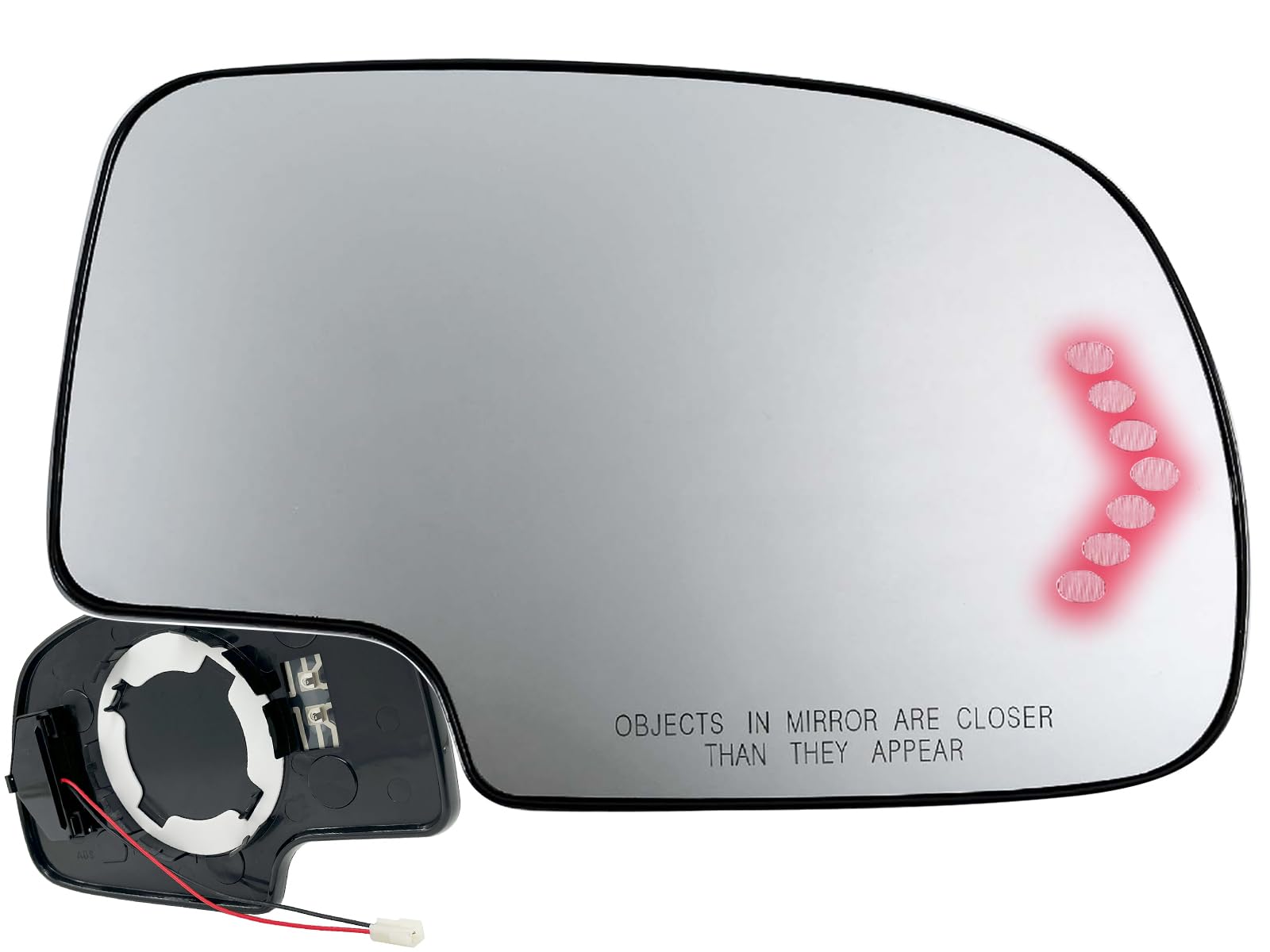 For Mirror Glass 2003-2006 Yukon Tahoe Escalade Heated W/Signal Passenger Side