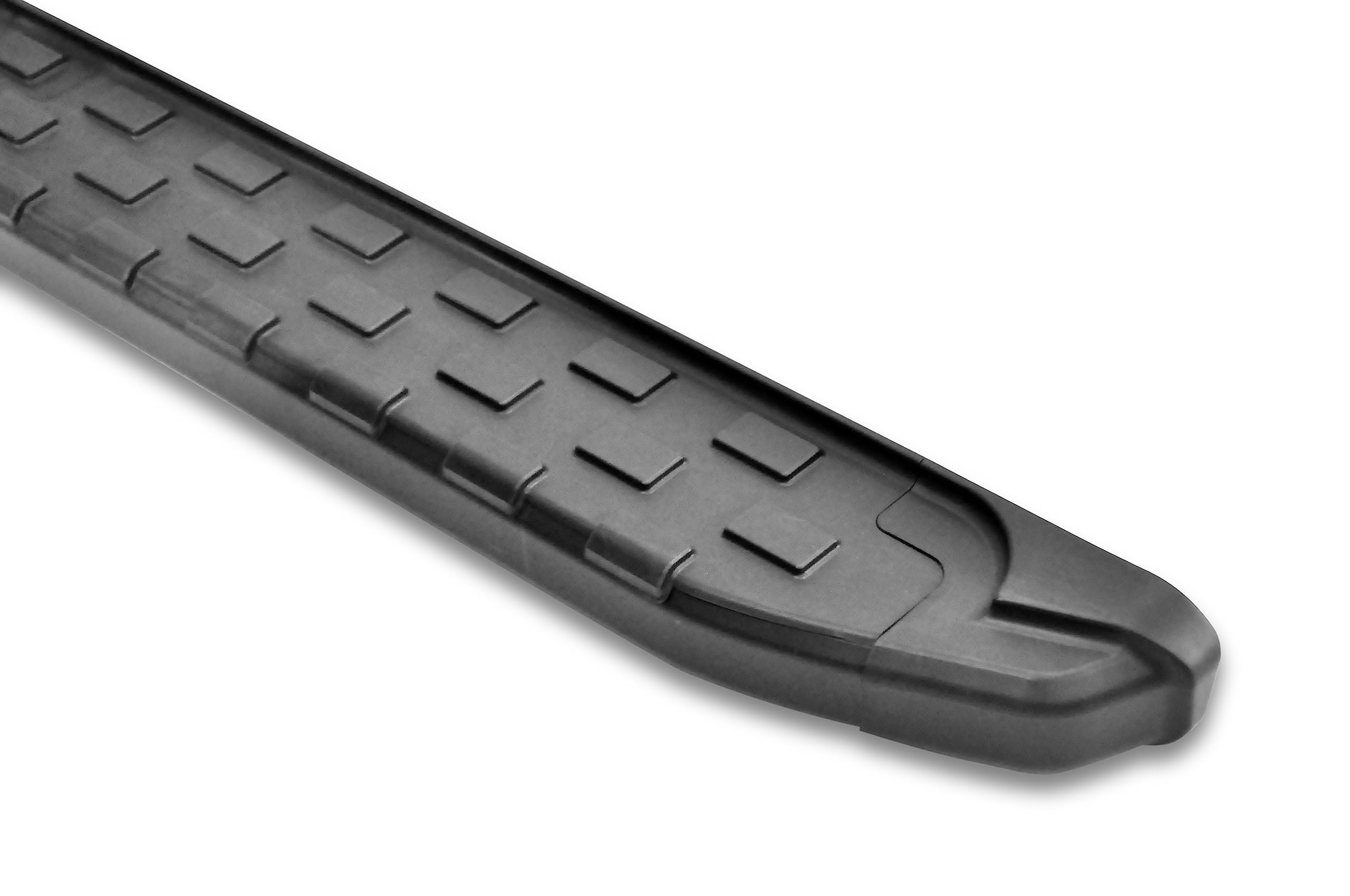 Romik 52224419-5.5'' Rec Series Black Running Boards With Black Trim
