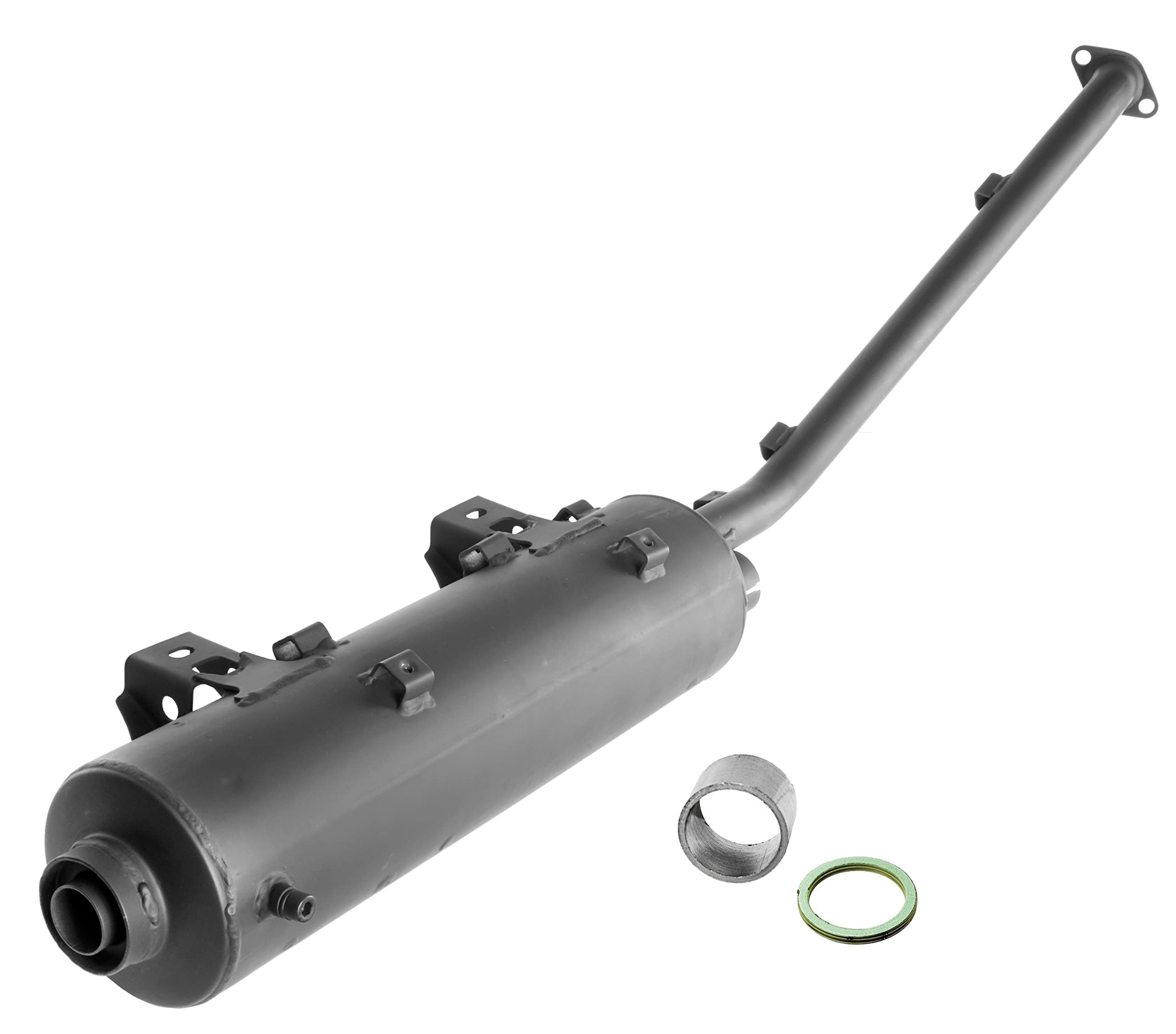 Caltric Muffler With Gasket Compatible With Kawasaki Brute Force 750 Kvf750 4X4I 4X4 Carb Injector 2006-2011