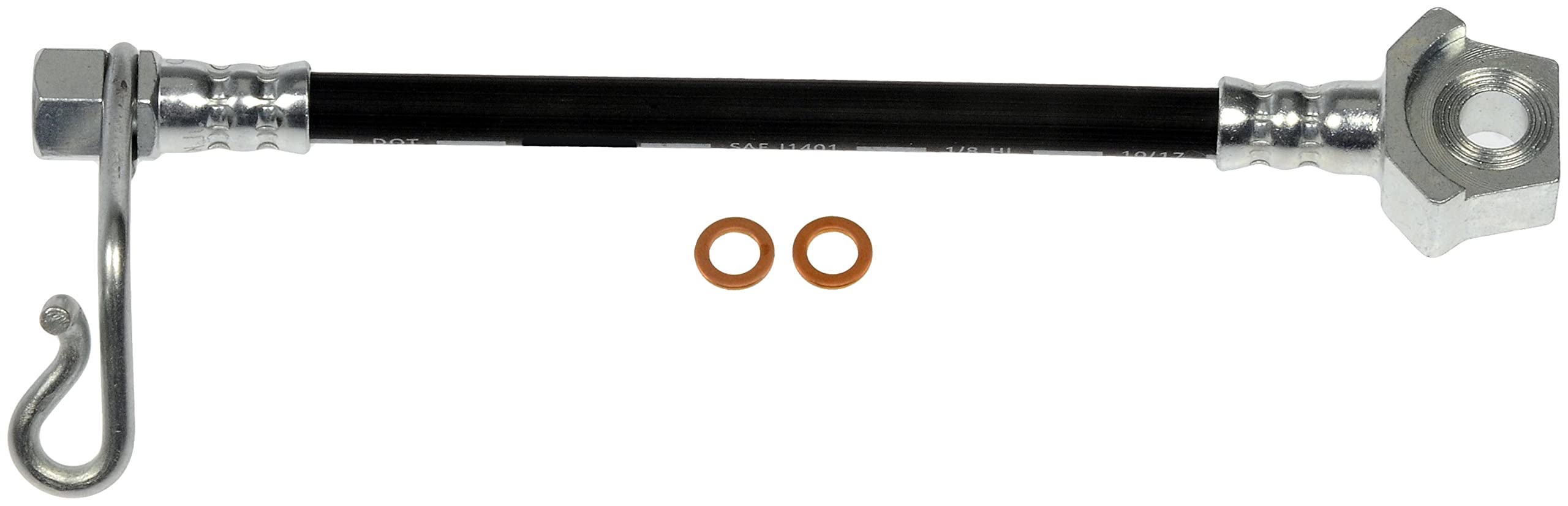 Dorman H620694 Rear Passenger Side Brake Hydraulic Hose Compatible With Select Ford Models