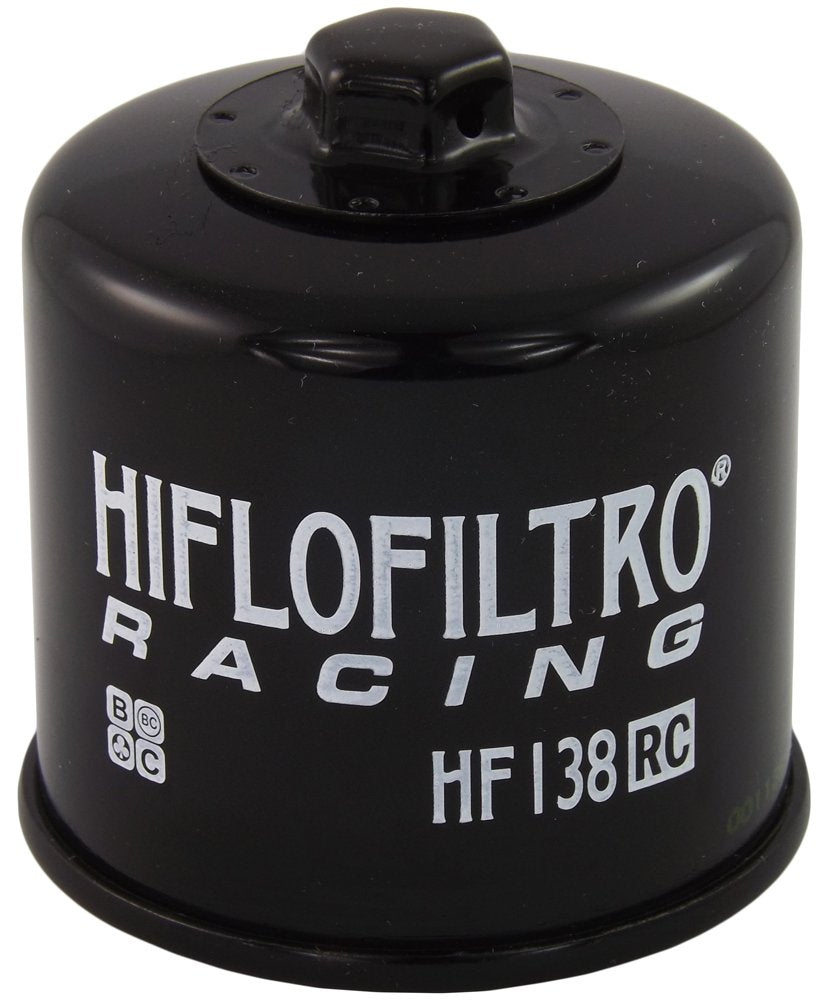 Hiflofiltro Hf138Rc Black Rc High Performance Premium Oil Filter, Single