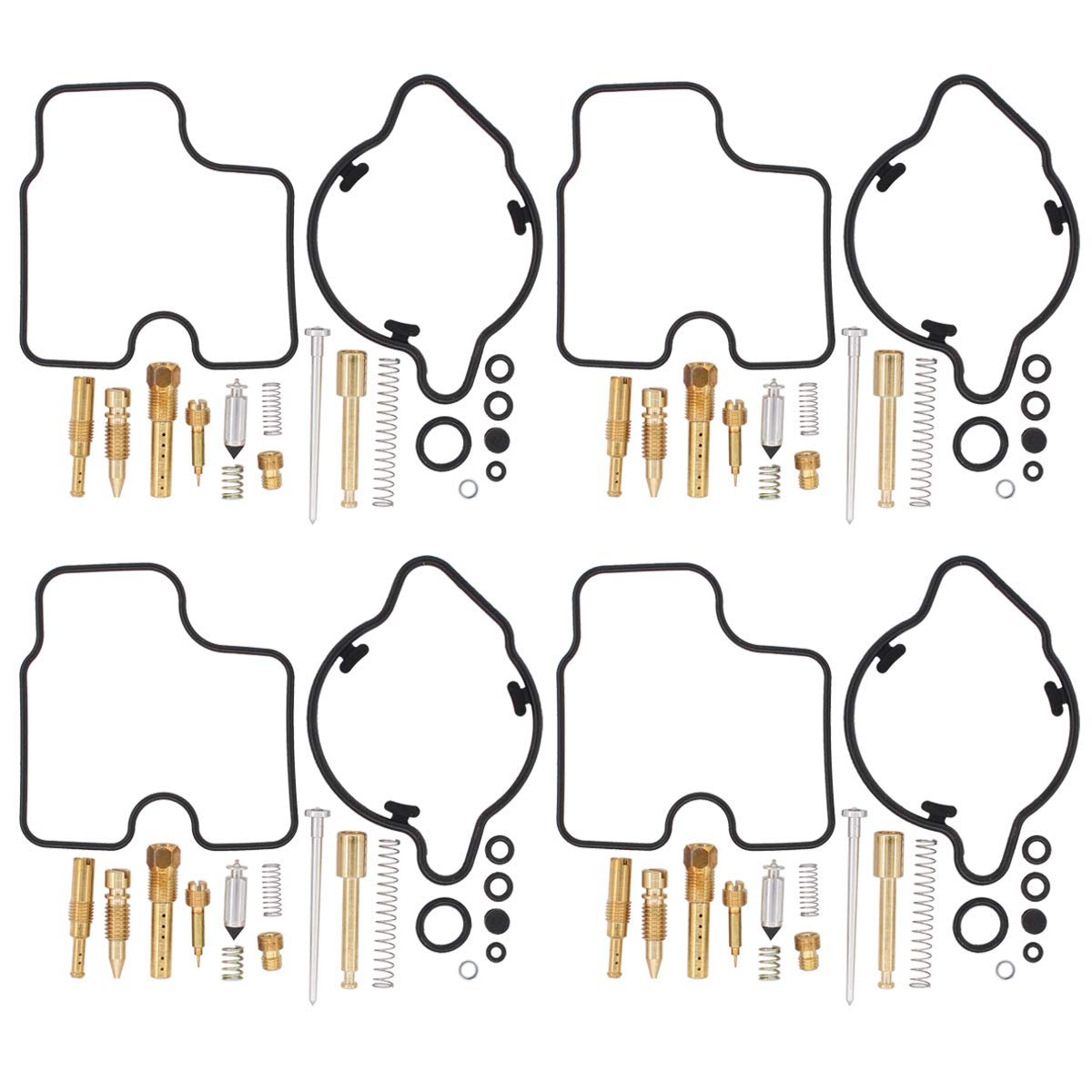 Motoku Pack Of 4 Carb Carburetor Rebuild Kit For Honda Cbr600F2 Cbr600 F2 1991-1994