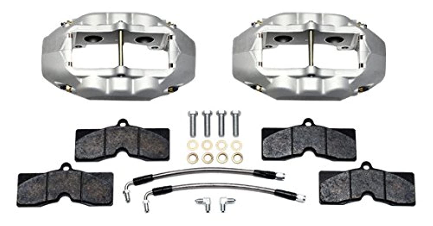 Wilwood 140-10790 Rear Brake Kit (65-82 Corvette Clear Anodized), Gray