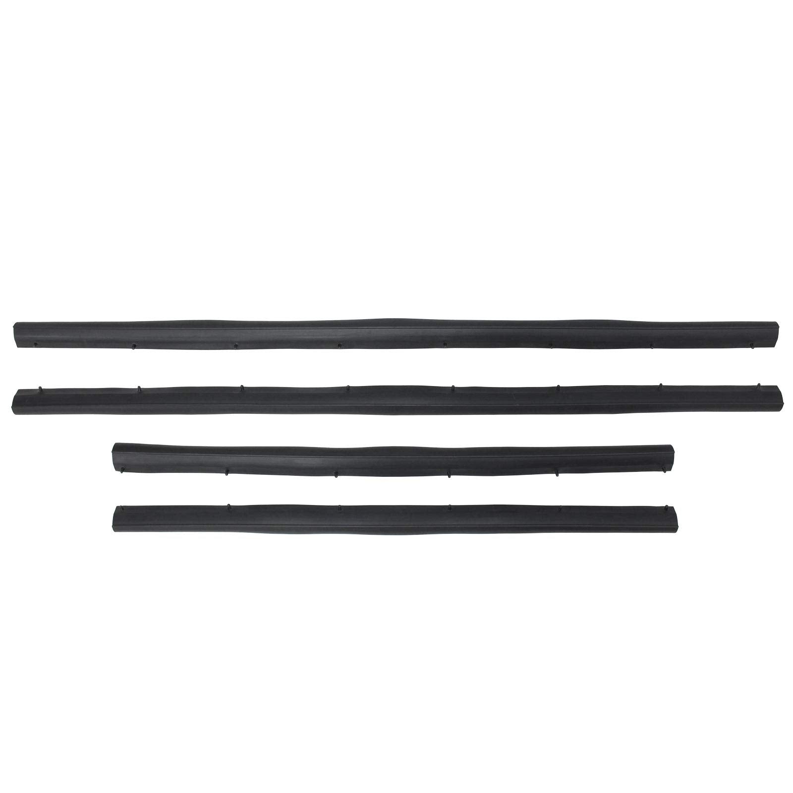 Applianpar Front Rear Lower Door Mounted Weatherstrip Seal Kit For F250 F350 F450 F550 Super Duty