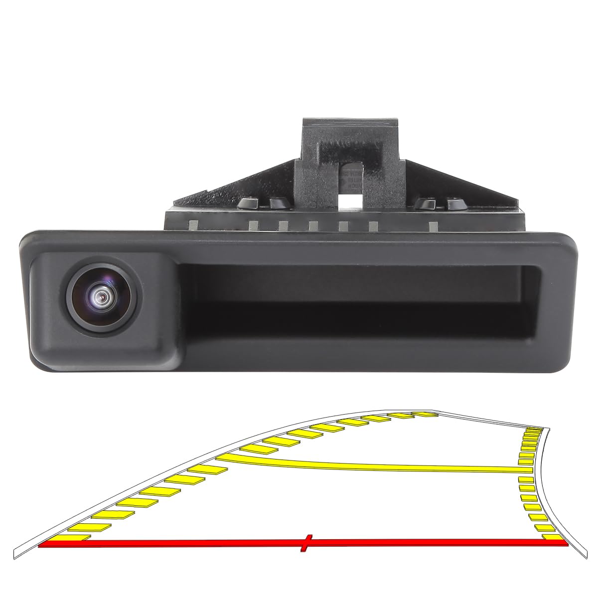 Vehicle Backup Camera With Dynamic Intelligent Trajectory Moving Guide Line For Bmw E82 E88 E84 E90 E91 E92 E93 E70 E60 E61 E39