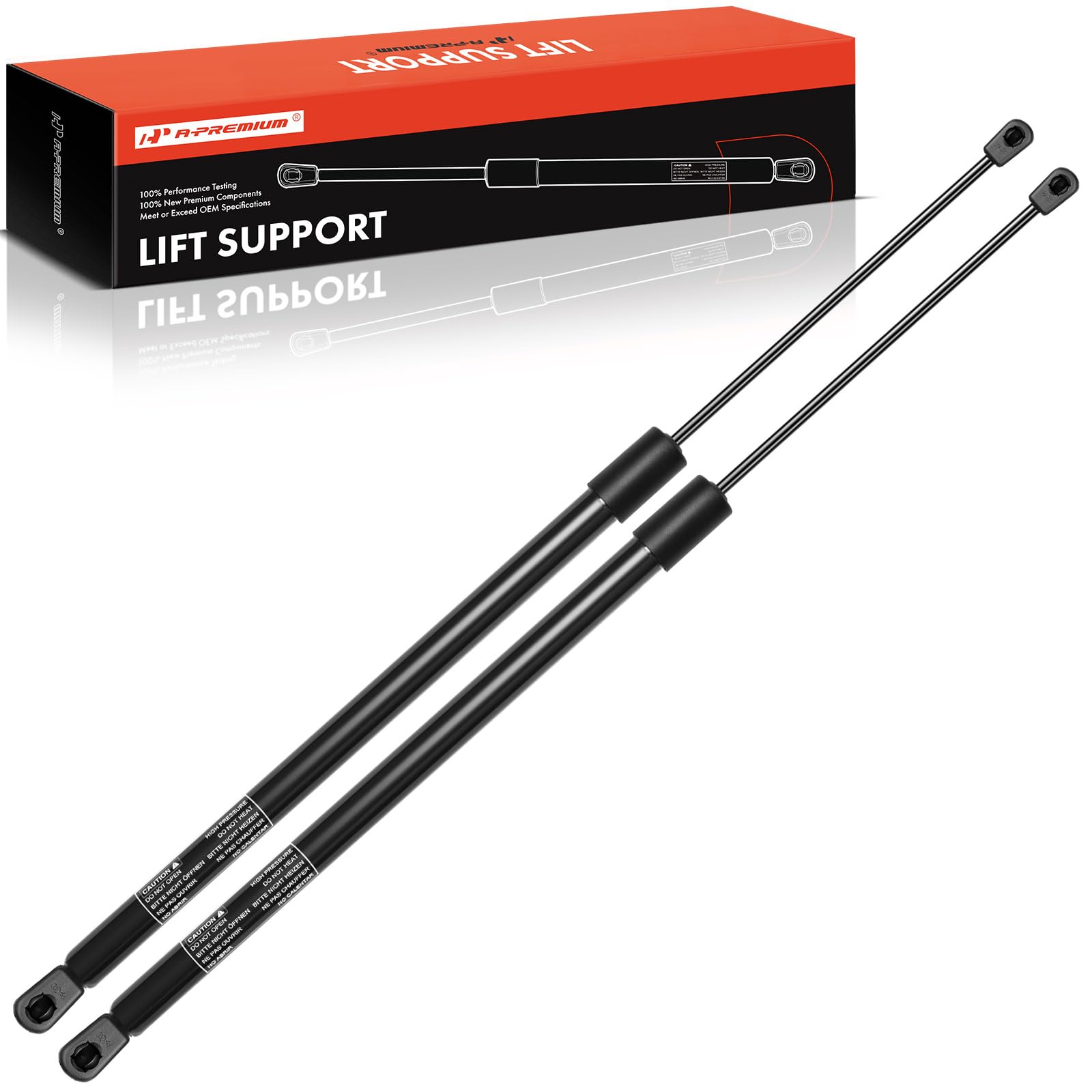 A-Premium Tailgate Rear Liftgate Lift Supports Struts Gas Springs Shocks Compatible With Select Toyota Models - Sienna 2004 2005