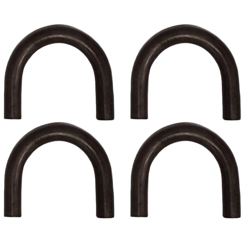 Raparts Four Pack 1/2'' Thick Weld On Steel D Rings Tl20012 For Hook Tie Down Trailer Truck