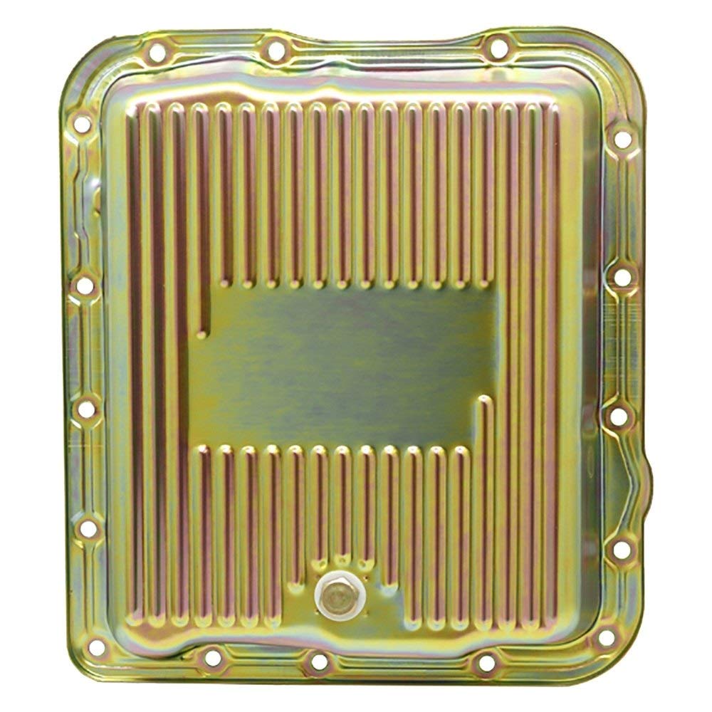 Compatible/Replacement For Chevy/Gm 700R4-4L60E-4L65E Steel Transmission Pan - Zinc