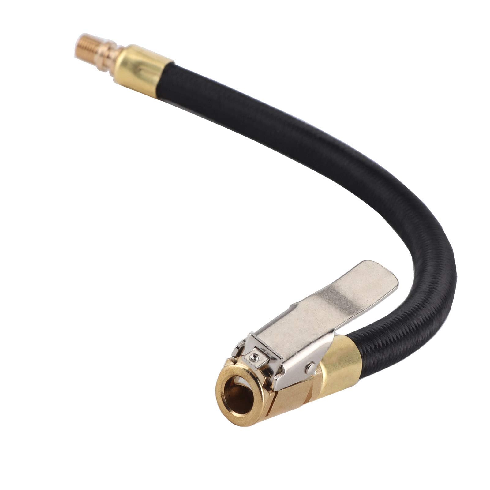 Tire Inflator Extension Tube Tyre Pump Quick Inflation Chuck Adapter Hose Quick-Inflation Clip Connector High-Pressure Tube Car