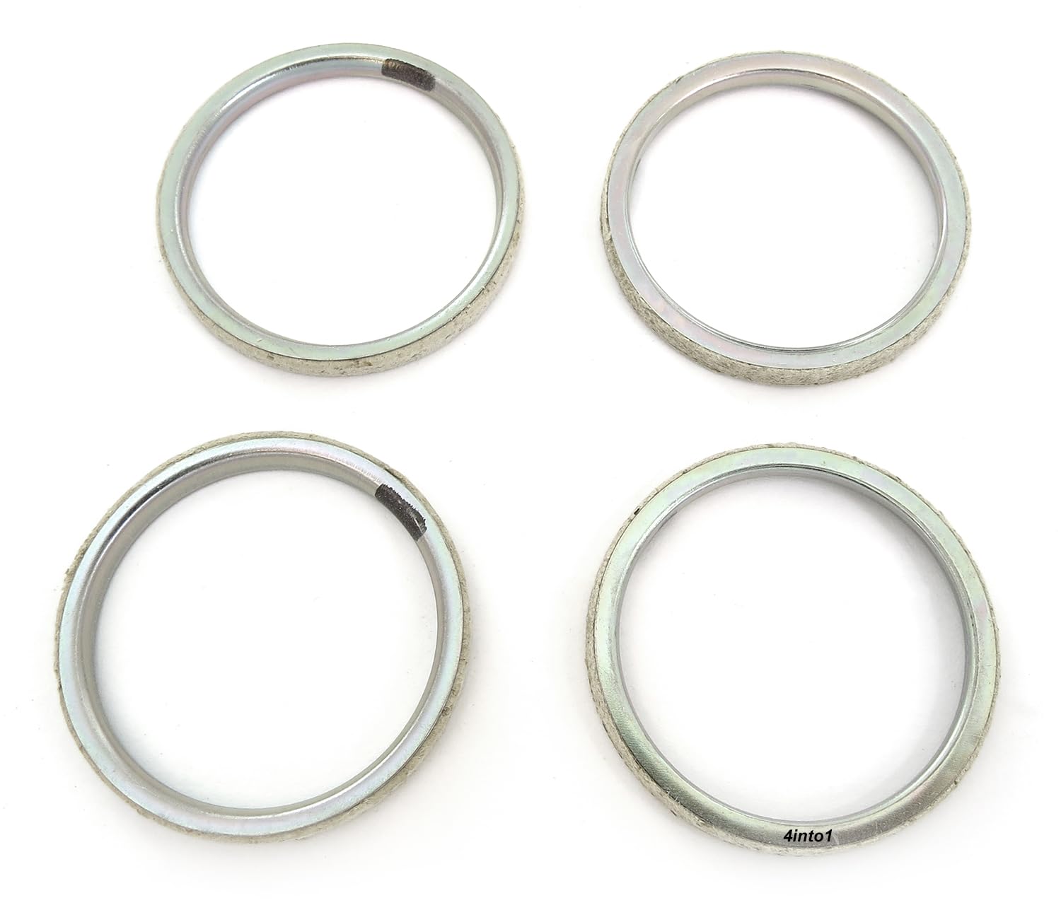 Set Of 4 Vesrah Exhaust Gaskets - 18291-028-306 - Compatible With Honda Cb350F Cb400F