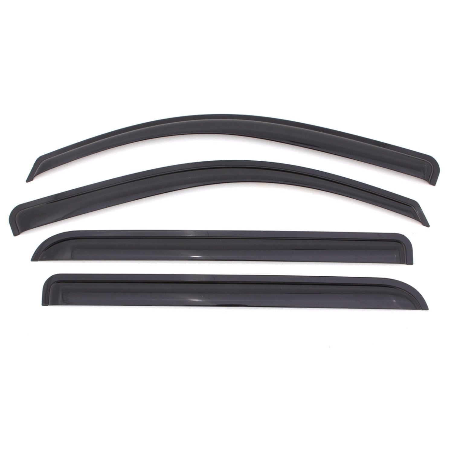 Auto Ventshade [Avs] Outside Mount Ventvisor / Window Deflectors | Fits 2007 - 2010 Mitsubishi Outlander, 4 Pcs. | Smoke - 94555