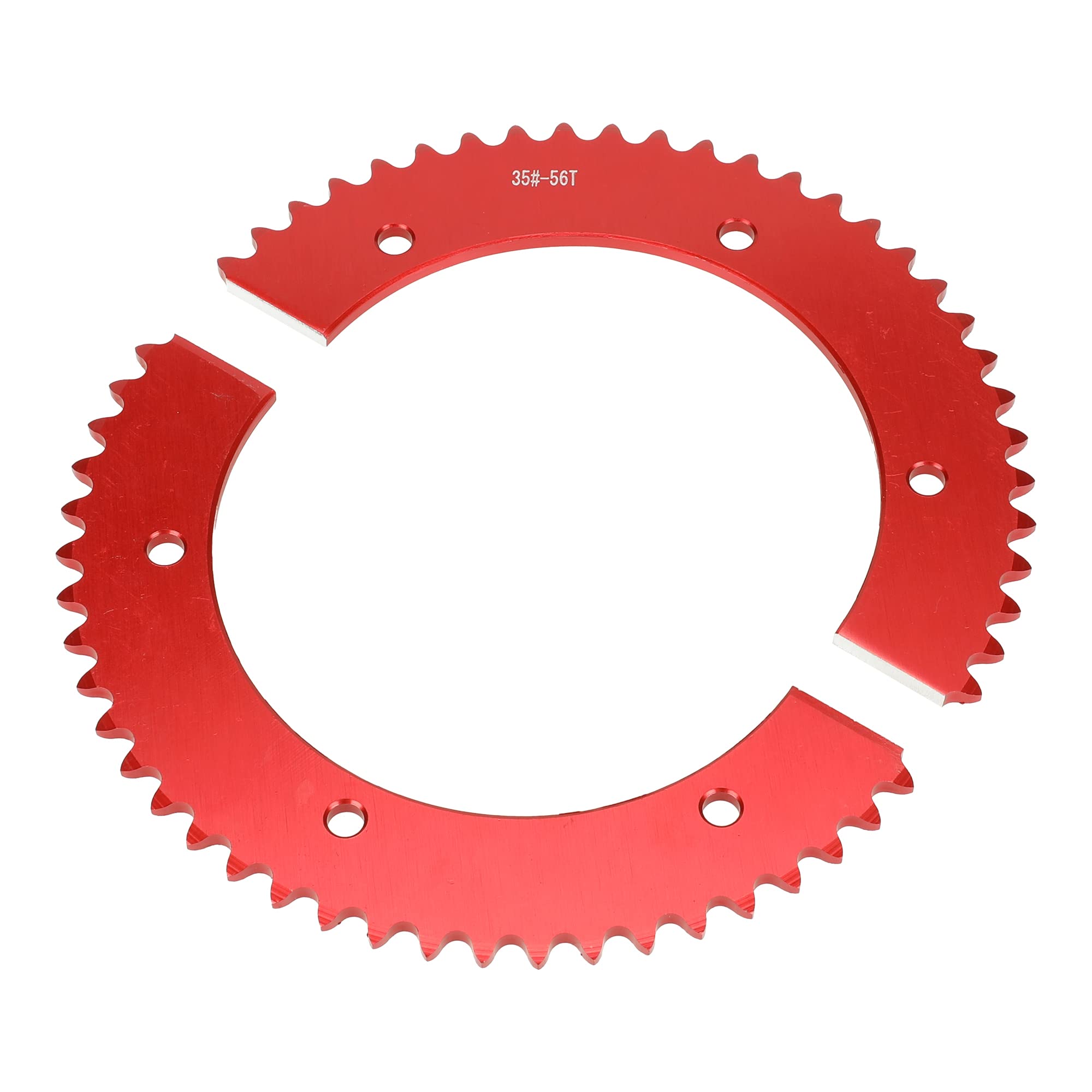 Grehua #35 Chain 56 Tooth Split Sprocket For Predator 212Cc 196Cc 6.5Hp 7.0Hp Coleman Ct200U Bt200X Ct100U Trailmaster Mb200 Meg