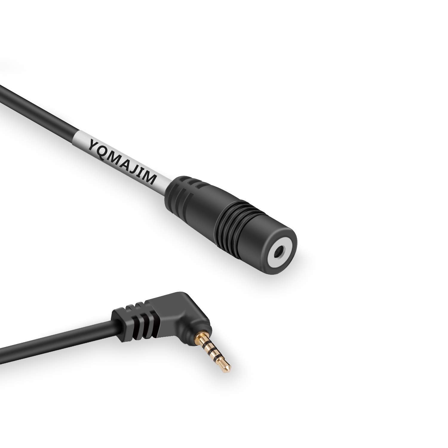 Yqmajim Dash Cam Rearview Backup Camera Extension Cord,2.5Mm 4 Pin 6.5 Ft Male To Female Car Driving Recorder Reverse Camera Ext