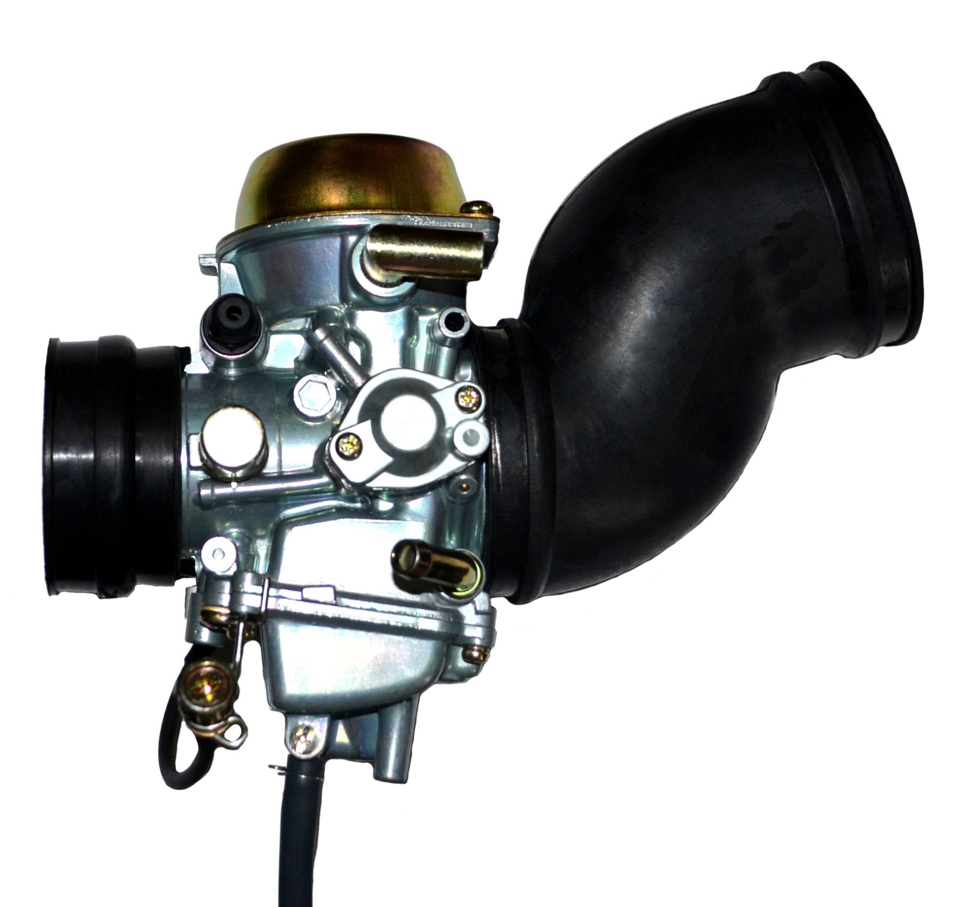 Zoom Zoom Parts Carburetor For Yamaha Grizzly Yfm 600 + 2 Free Intake Manifold Boot Carb 1998 1999 2000 2001