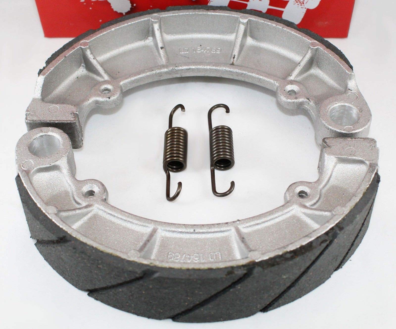 Water Grooved Rear Brake Shoes & Springs For The Honda 1986-1989 Trx 350 350D Fourtrax