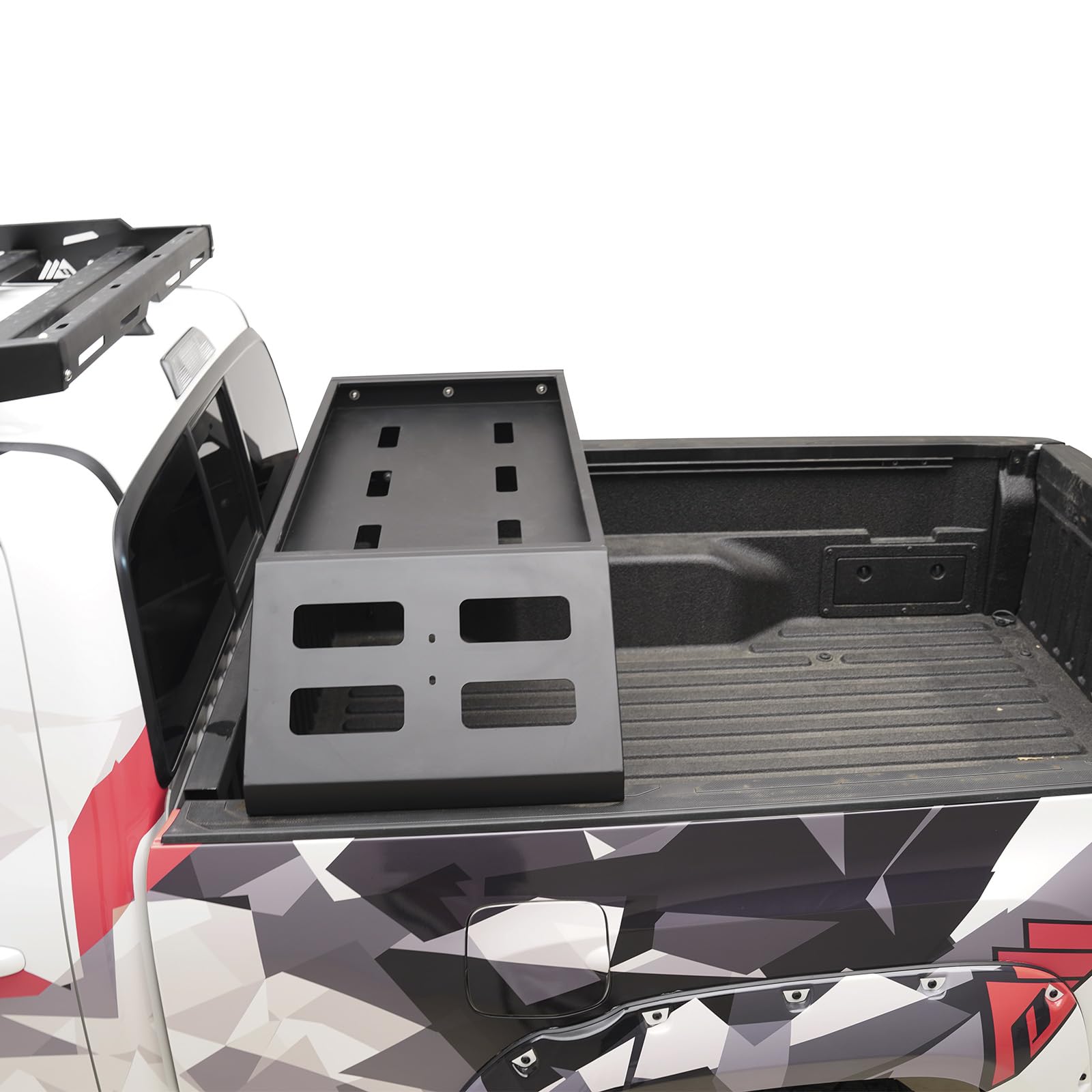 Paramount 91-60200 Tacoma Truck Bed Cargo Rack With Lift Jack Mounting Kit & Fuel Packs Compatible With 2016-2022 Tacoma/2020-20