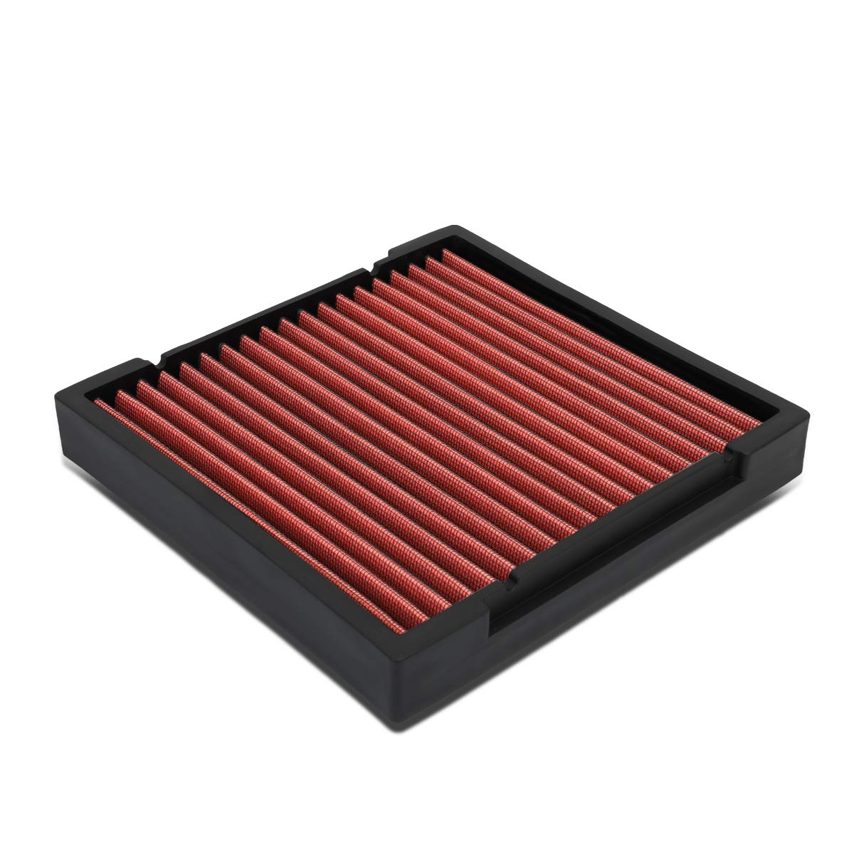 Reusable Drop-In Cabin Air Filter Panel Compatible With 09-19 Honda Civic/Fit/Crv/Crz/Hrv/Insight/Odyssey (Red)