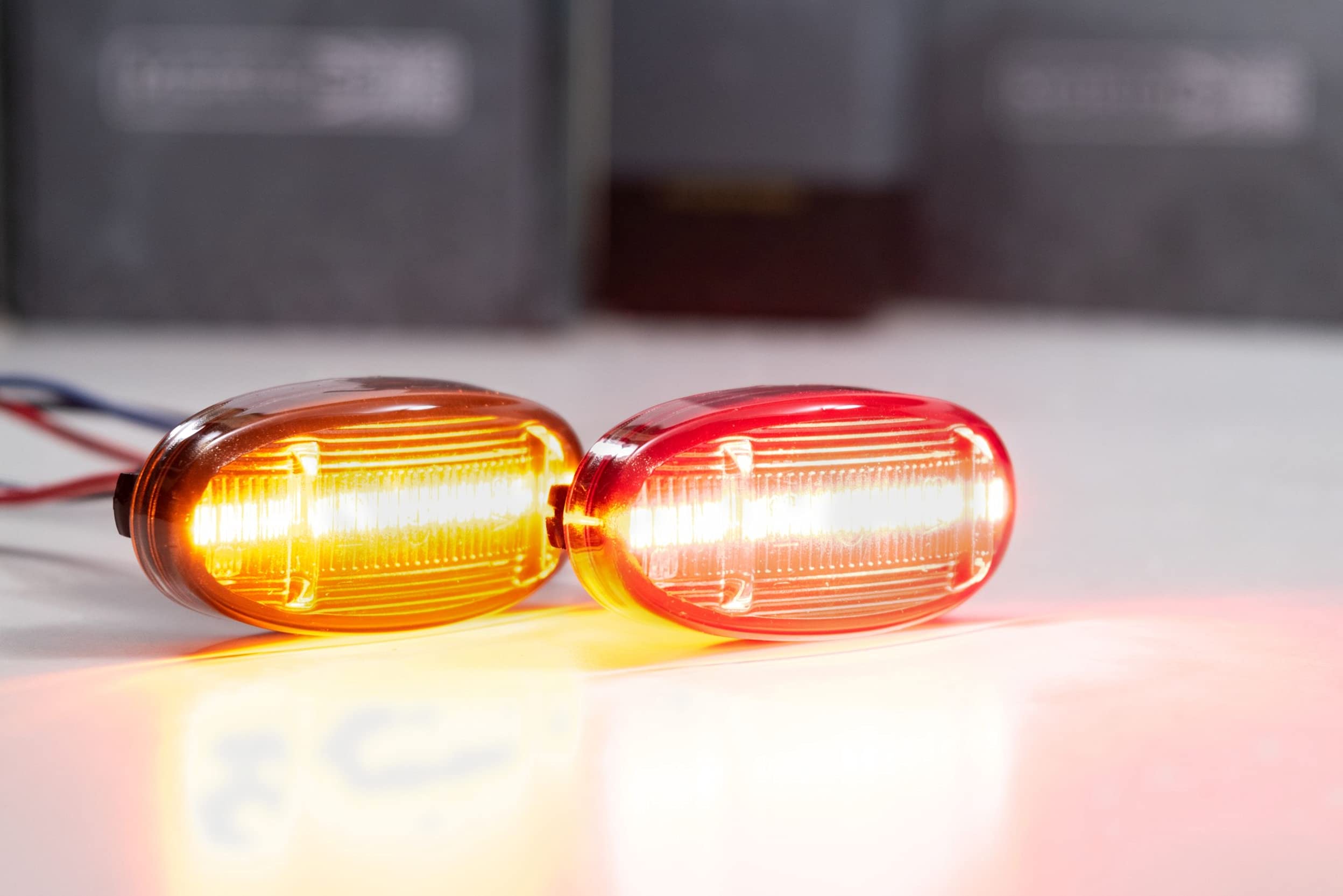 Morimoto Xb Led Side Markers, Smoked Housing, Fits Ford Superduty (11-16), Four Plug And Play Assemblies, Easy Install, Amber Fr