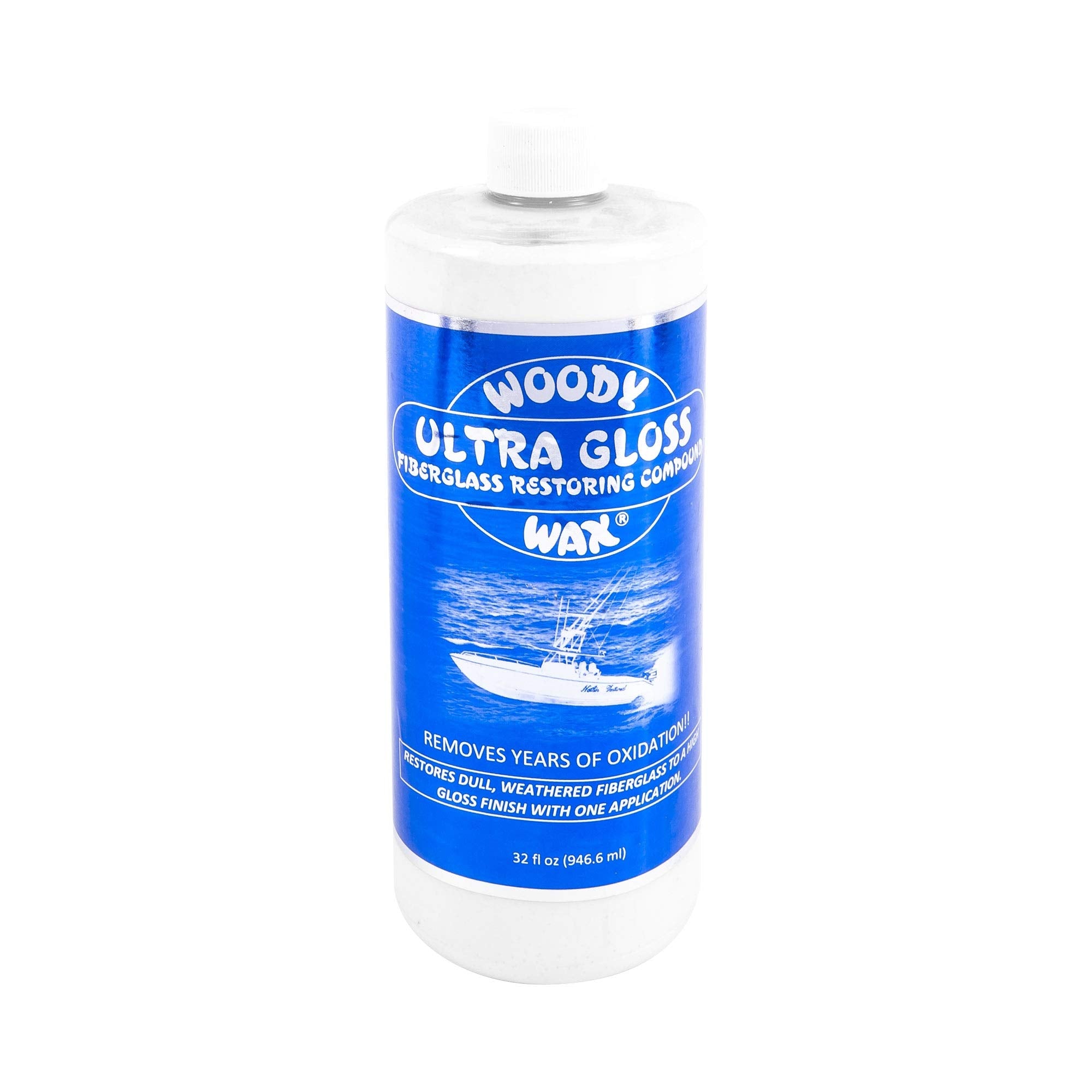Woody Wax Ultra Gloss Compound - 16 oz Car Polish for High Shine and Protection, Ideal for Automotive Detailing