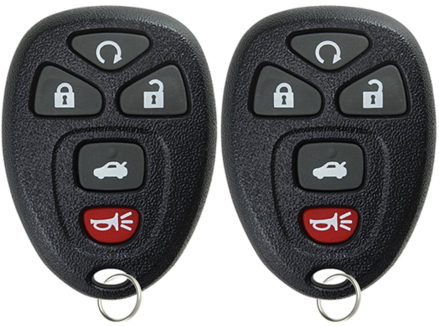 Keylessoption Keyless Entry Remote Start Control Car Key Fob Replacement For 22733524 (Pack Of 2)