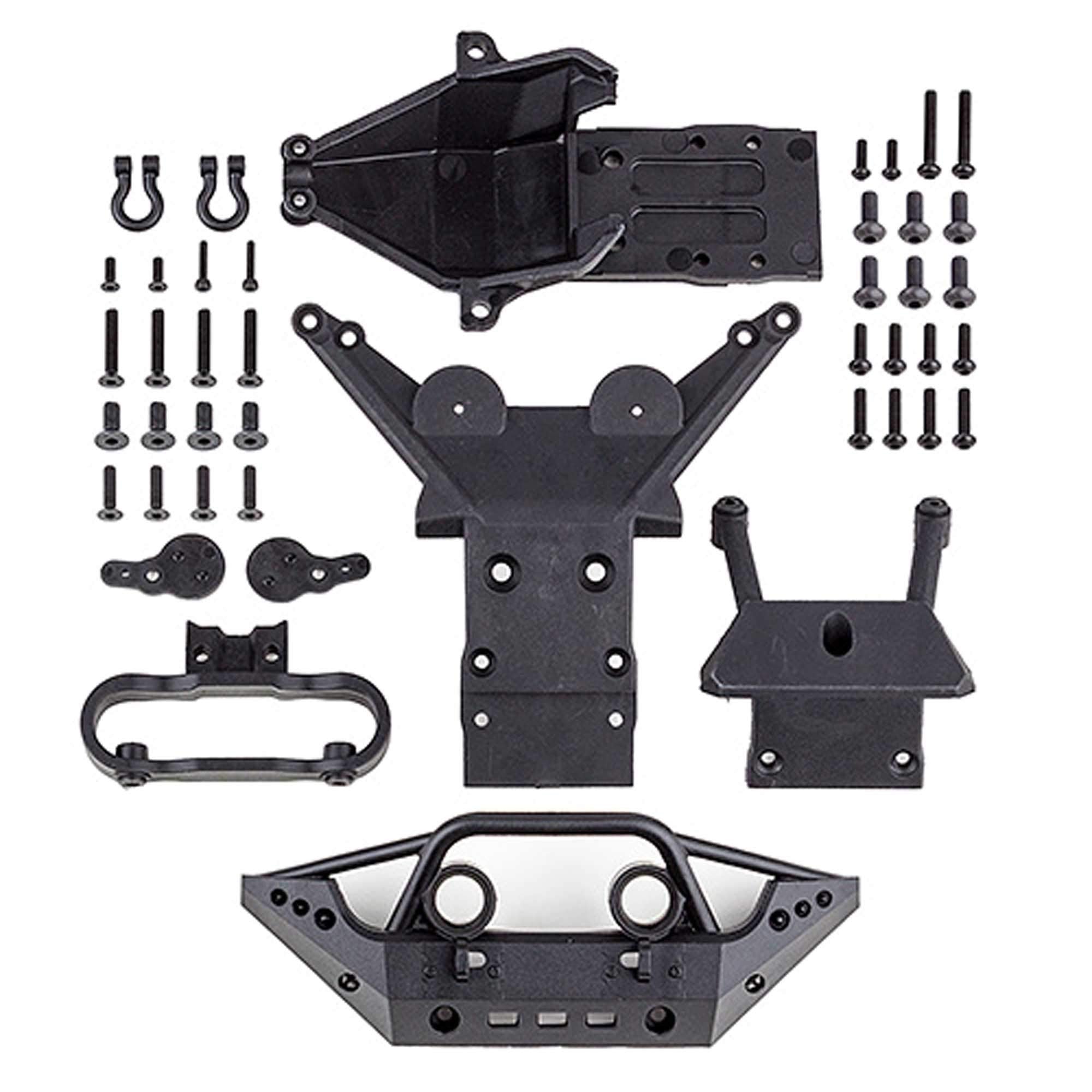 Team Associated Rival Mt10 Skid Plates Set Asc25801 Elec Car/Truck Replacement Parts