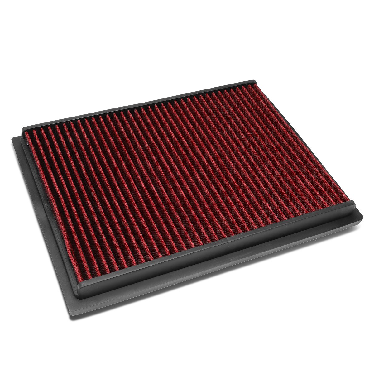 Auto Dynasty Compatible With Gx460 / 4Runner Reusable & Washable Replacement Engine High Flow Drop-In Air Filter (Red)