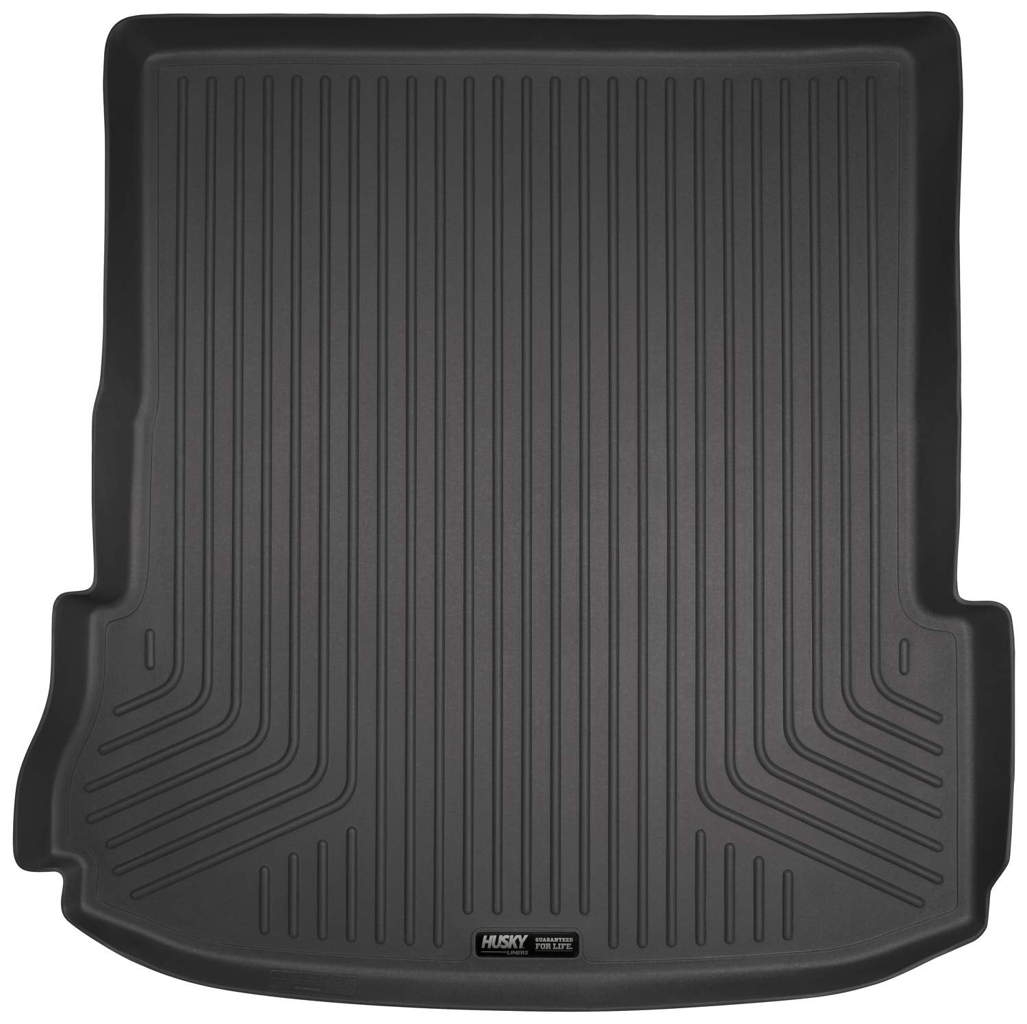 Husky Liners Weatherbeater Cargo Liner | Fits 2011 - 2019 Ford Explorer (Fits Over Folded Flat 3Rd Row) | Cargo, 1-Pc Black - 23