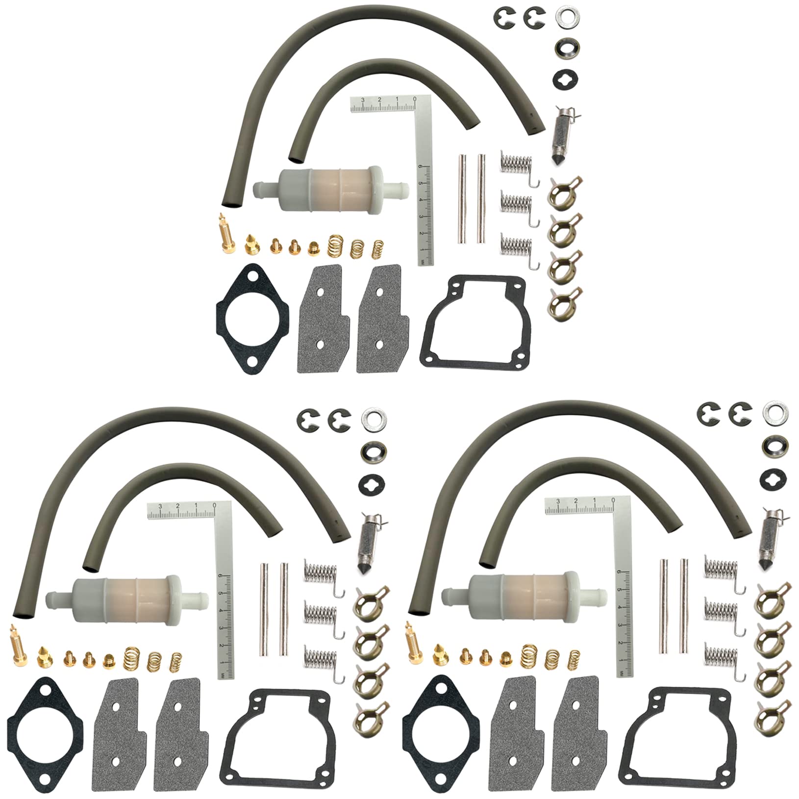 Trucktok 18-7750-1 Carburetor Rebuild Kit Gasket Many Mercury Mariner Outboards Boat Motor Parts Replacement For 1395-8236354(Pa