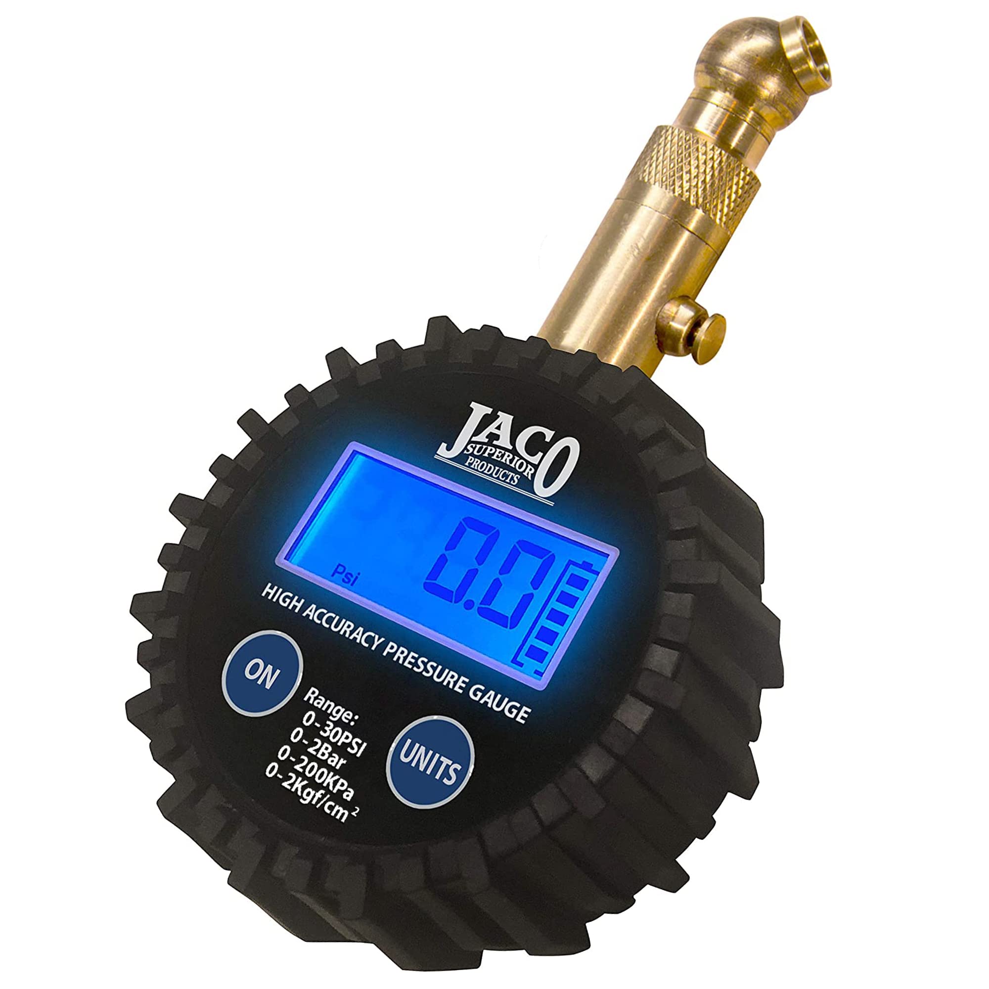 Jaco Elite Digital Low Pressure Tire Gauge - 30 Psi