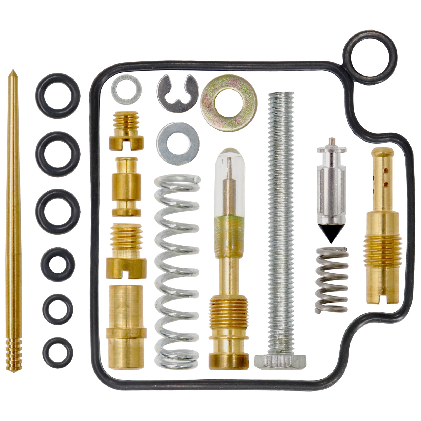 Carbman Carburetor Rebuild Kit Carb Repair For Honda Trx450Es Trx 450 Es Foreman 1998-2004 (1998 1999 2000 2001 2002 2003 2004)